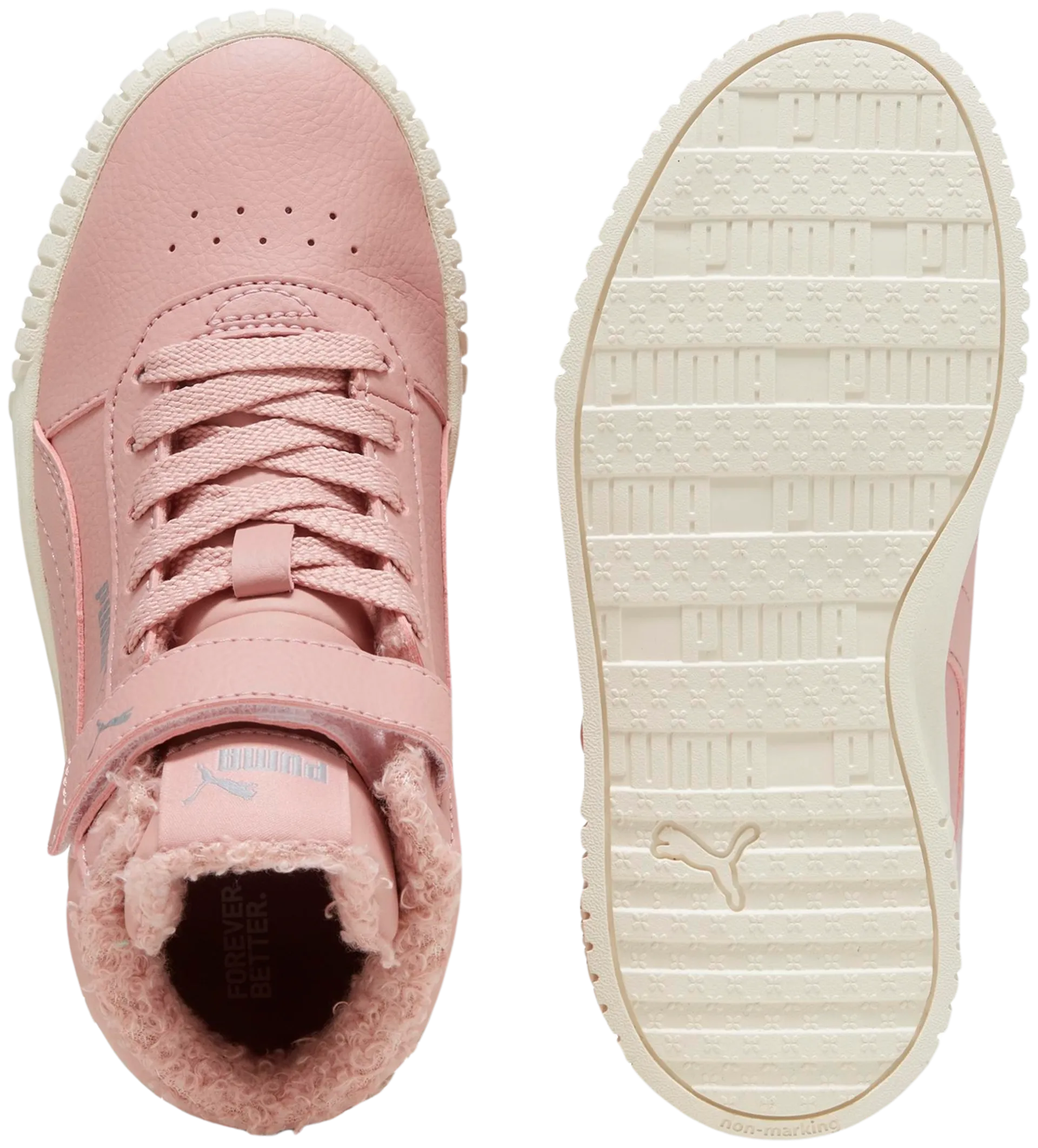 Puma lasten vapaa-ajan mid-vartiset talvitennarit Carina 2.0 - Pinkki - 2