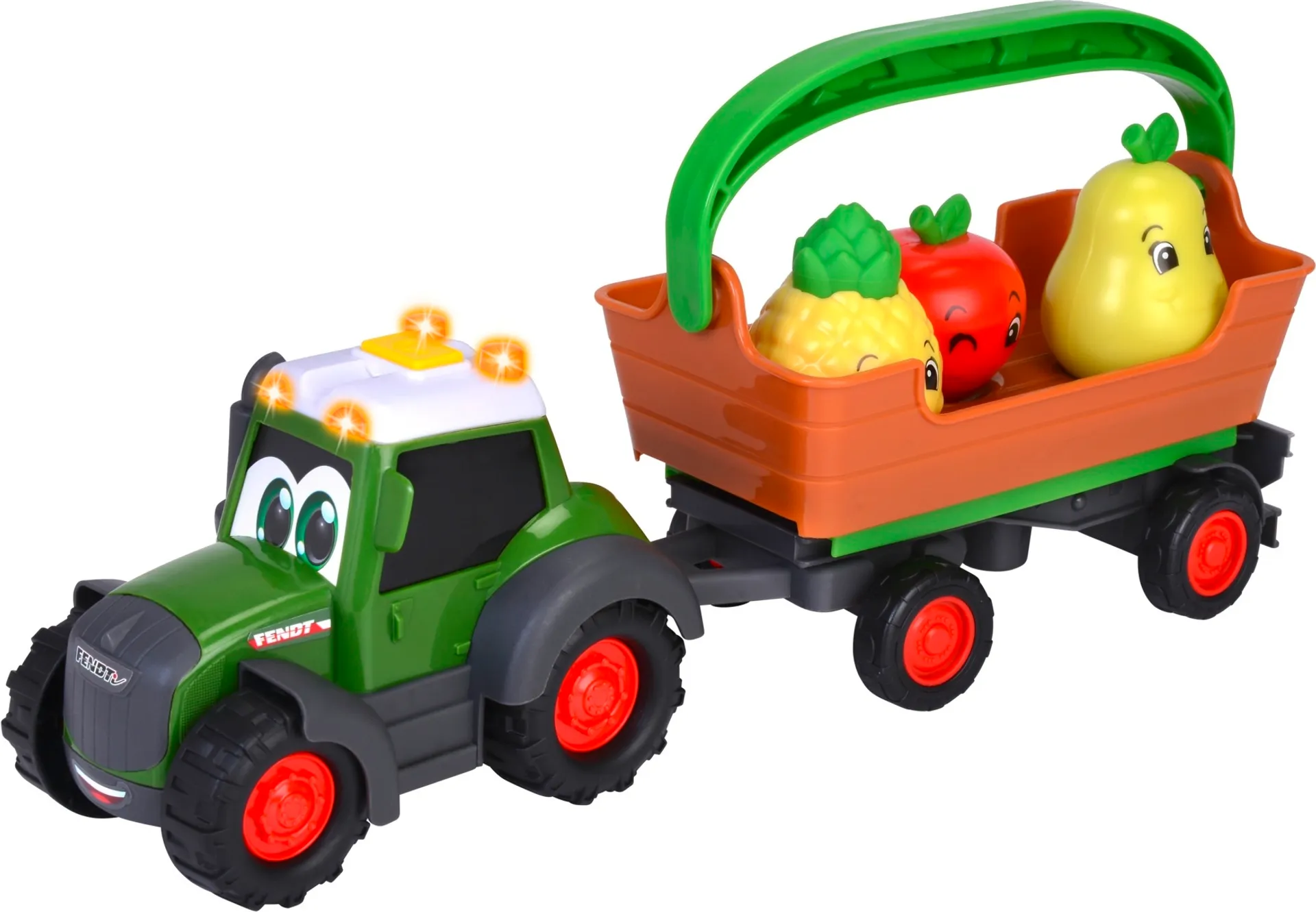 Dickie Toys ABC Freddy traktori ja hedelmät peräkärryssä, 30 cm - 3