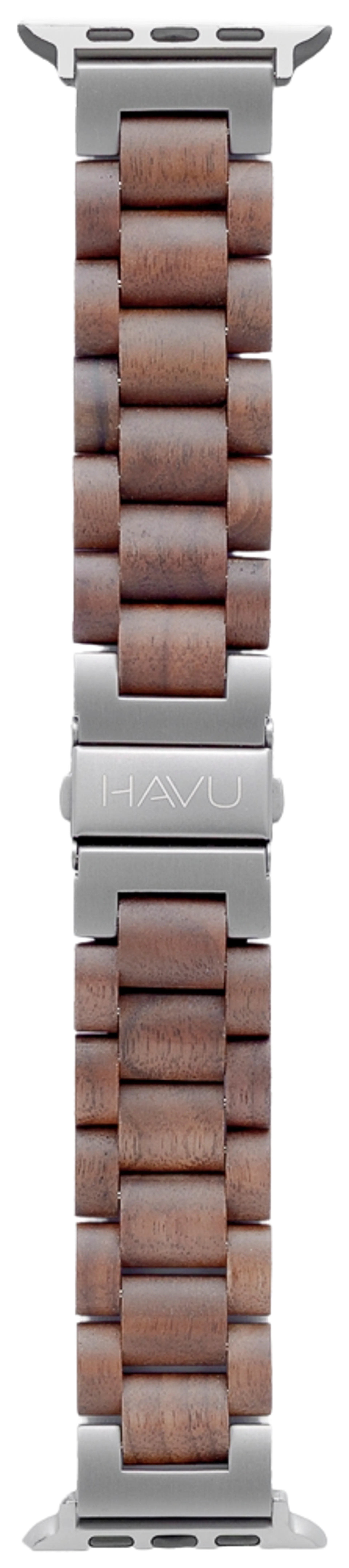 Havu Apple Watch Ultra -ranneke, pähkinäpuu (42/44/45/49 mm) - 1