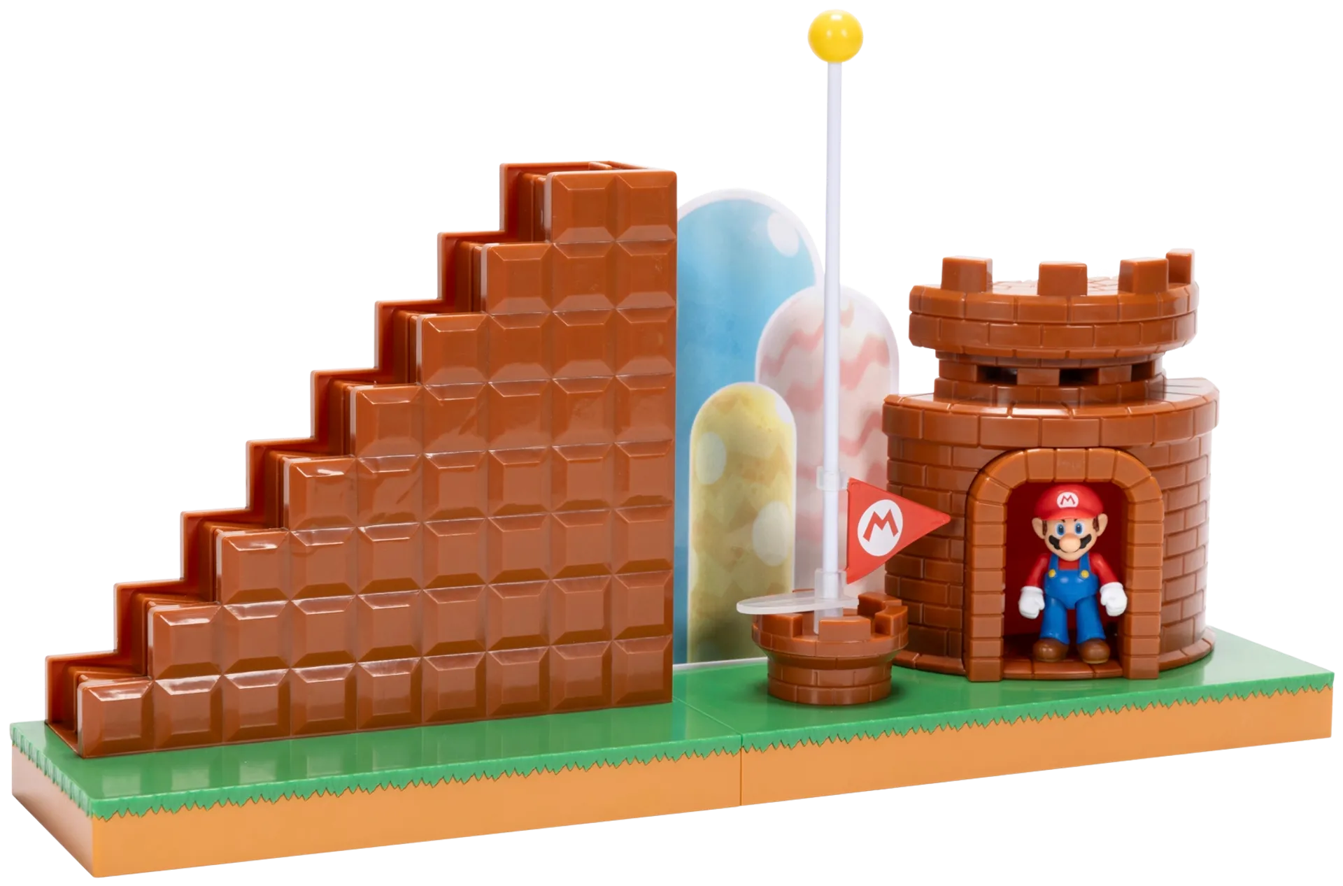 Nintendo leikkisetti Super Mario 2.5" Level End Playset - 12