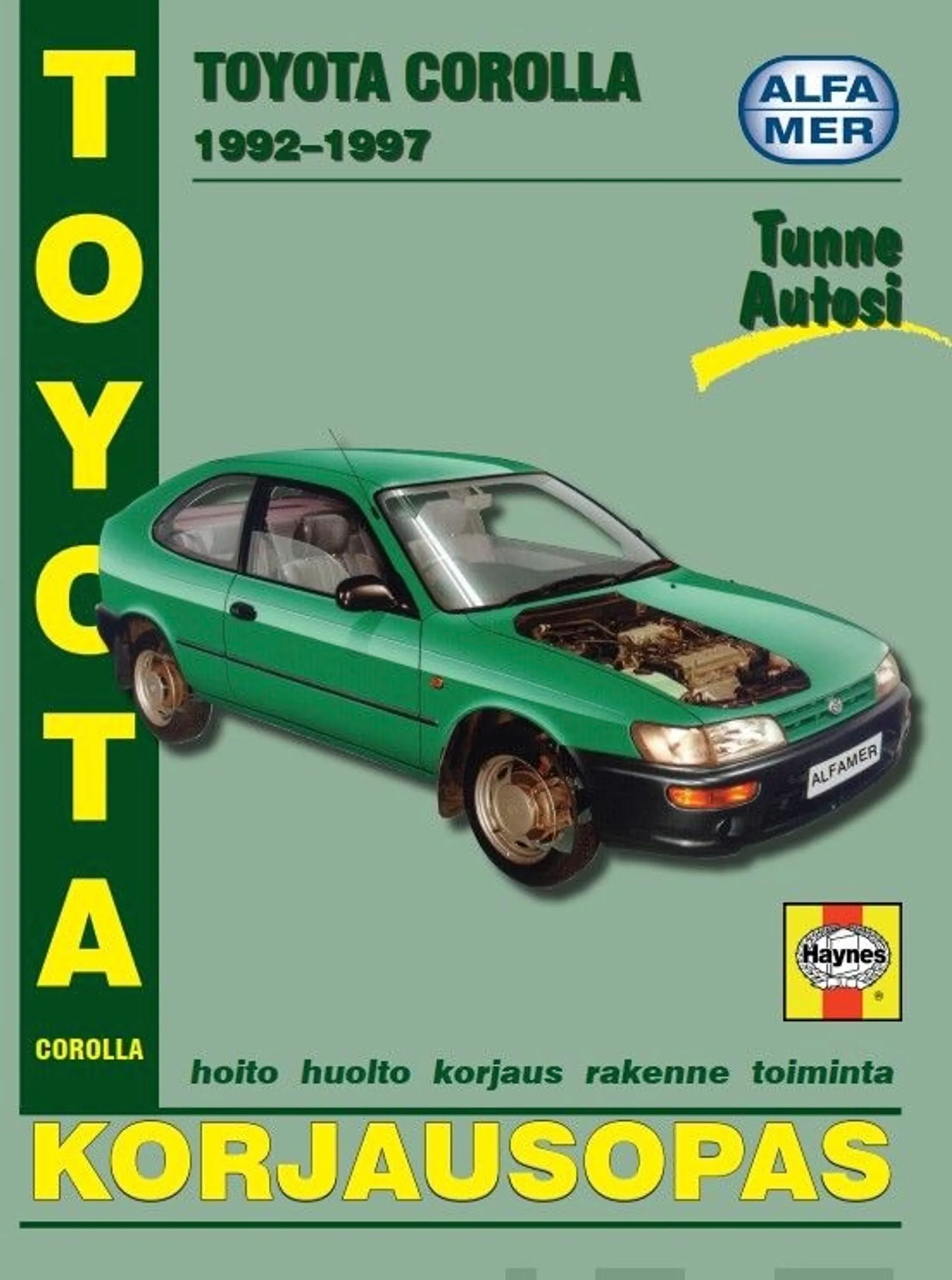 Mauno, Toyota Corolla 1992-1997 - korjausopas