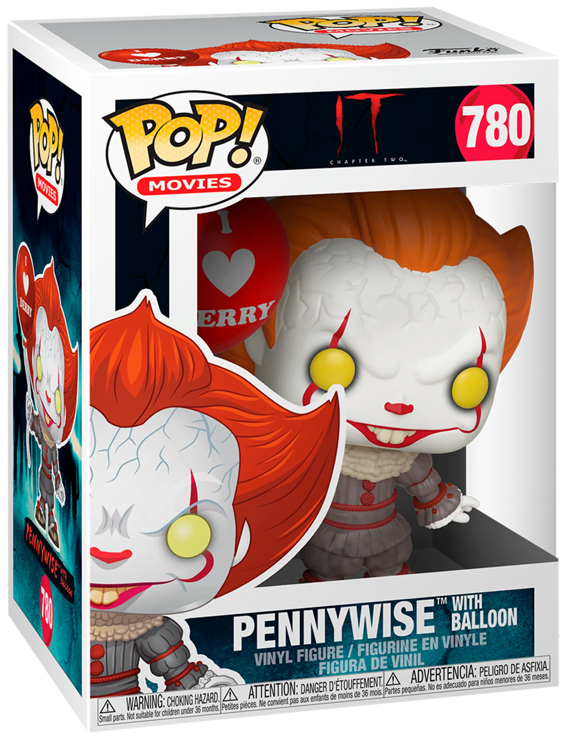 FUNKO POP! IT Vinyylihahmo - Pennywise ja ilmapallo - 1