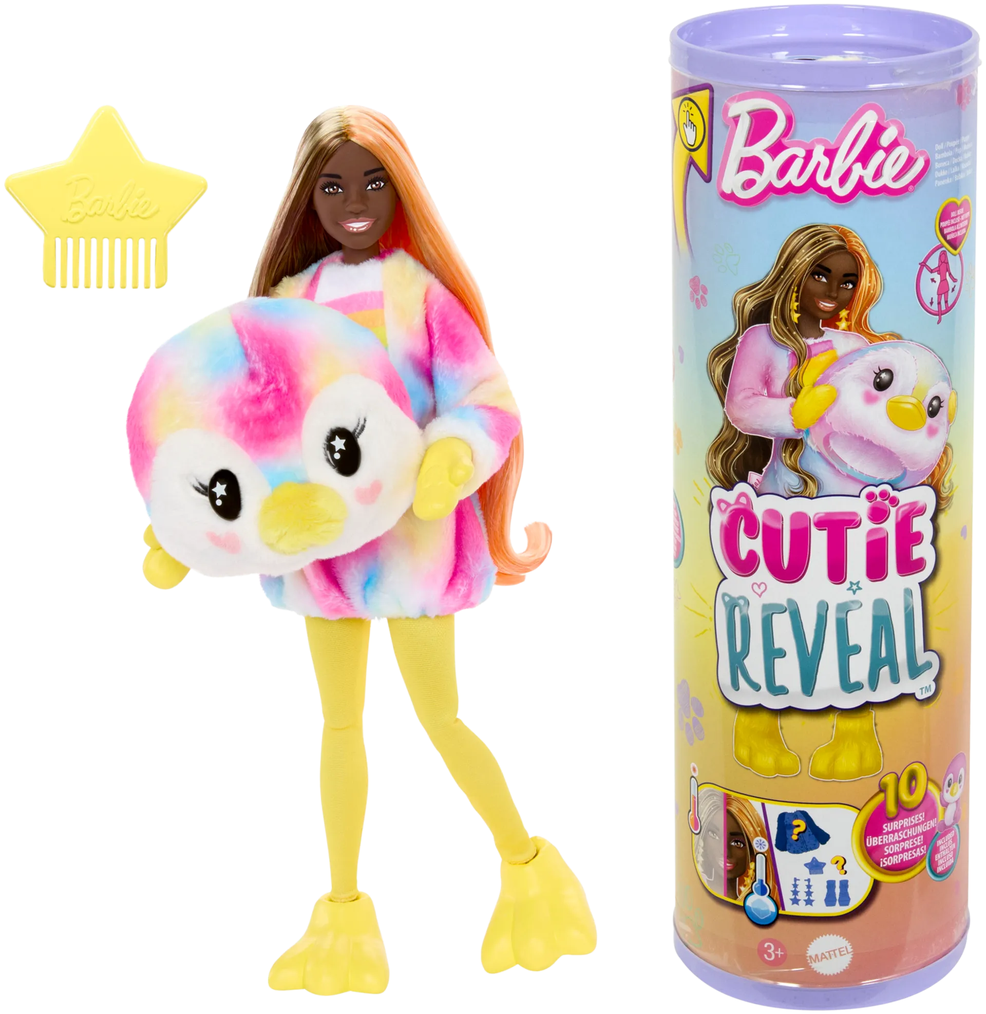 Barbie Cutie Reveal Color Dreams -muotinukke - 8