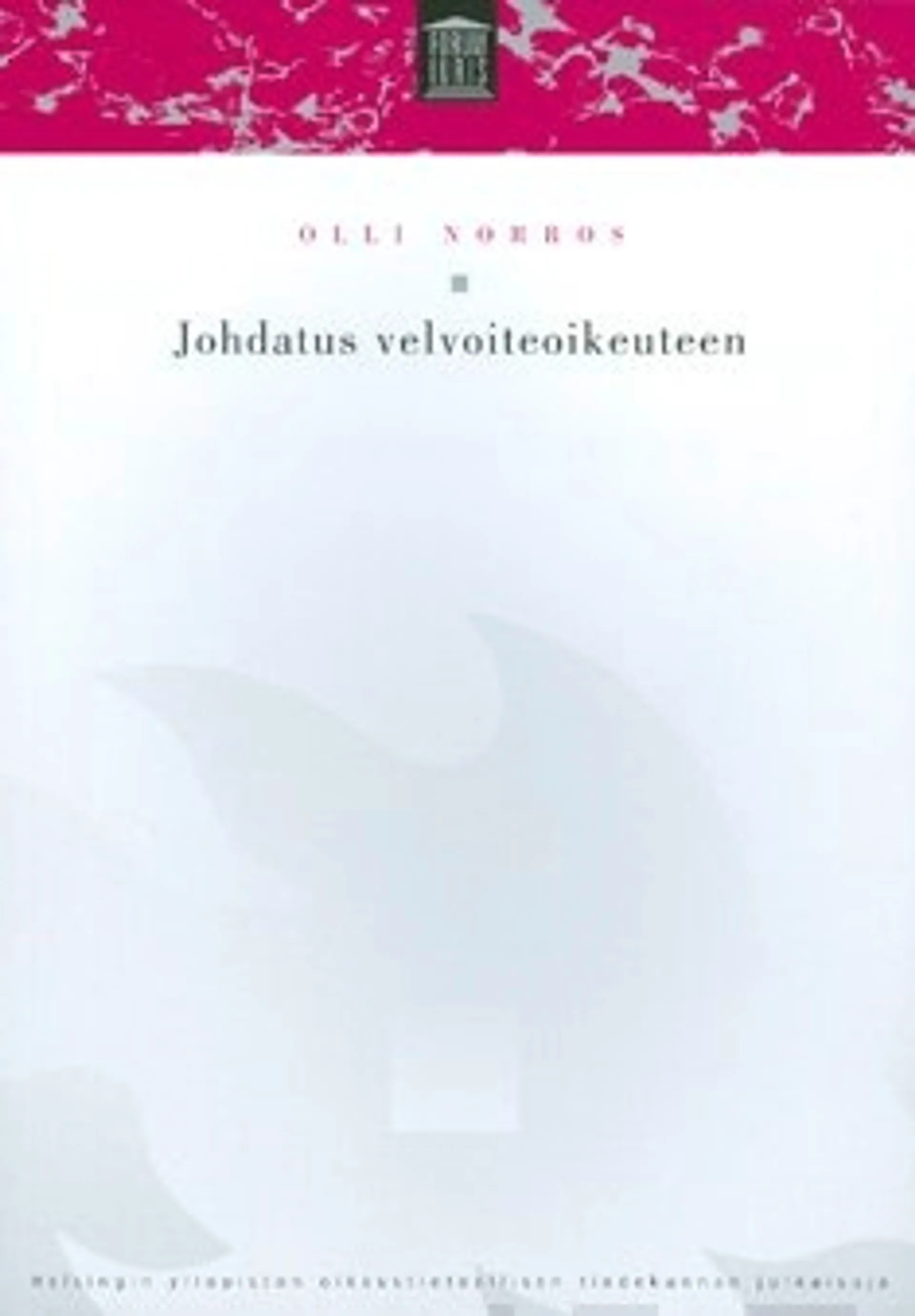 Johdatus velvoiteoikeuteen