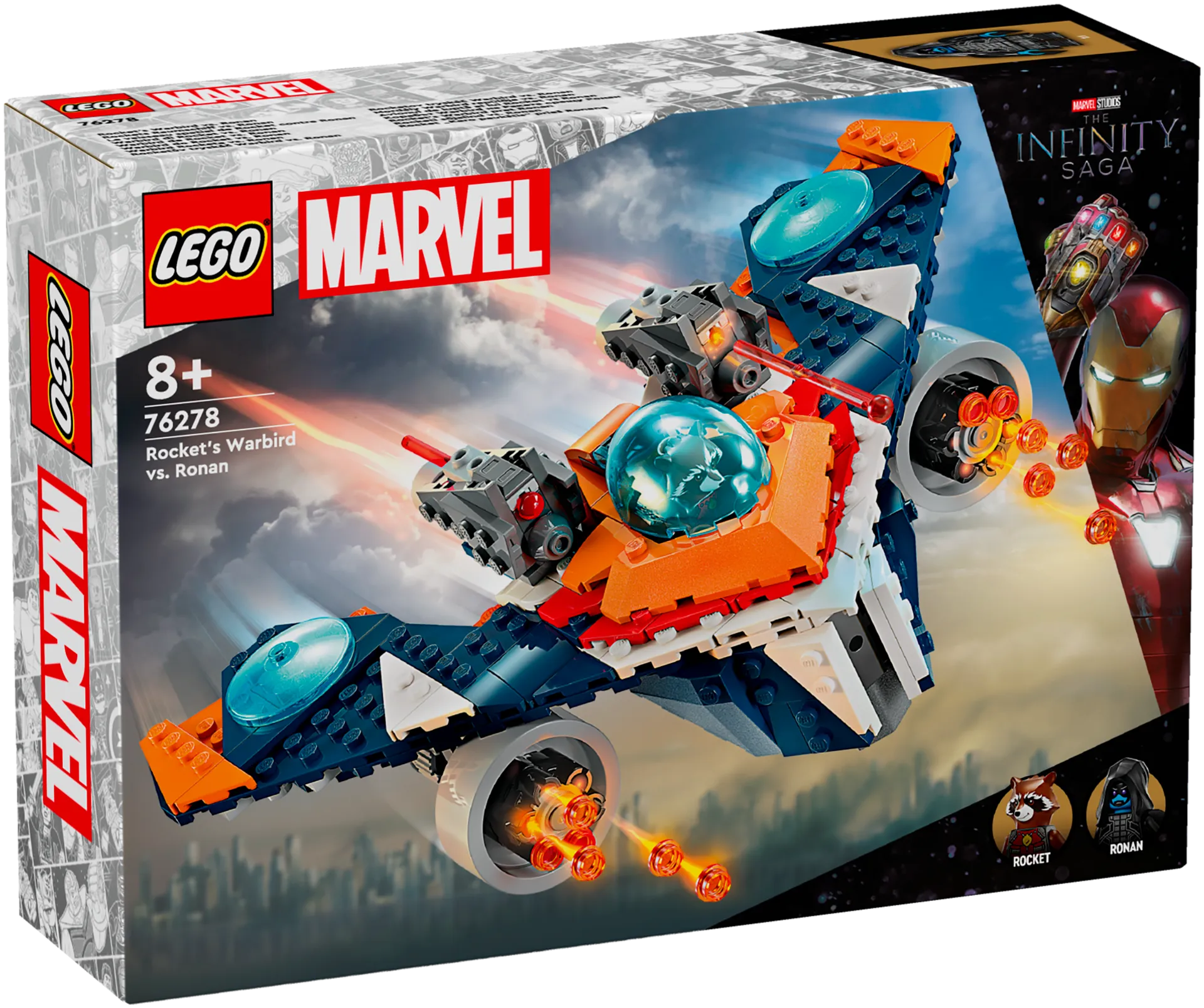 LEGO Super Heroes Marvel 76278 Rocketin Warbird vastaan Ronan, setti - 2