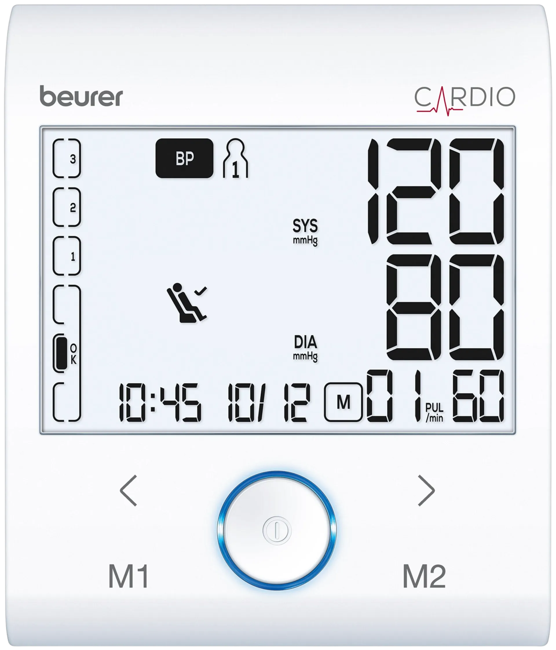 Beurer Verenpainemittari BM96 Cardio Bluetooth, EKG - 2