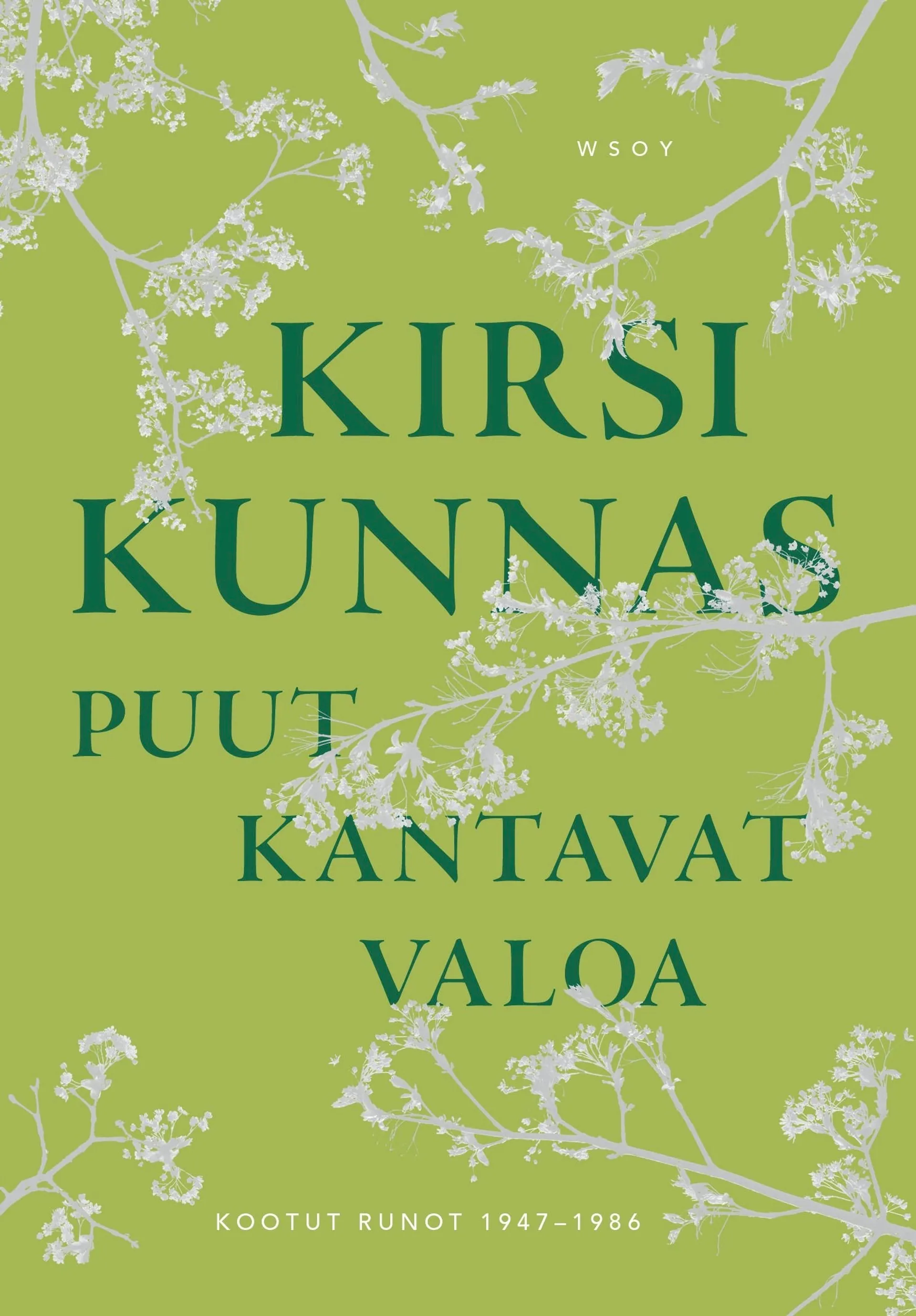 Kunnas, Puut kantavat valoa - Runot 1947-1986 ja suomennoksia