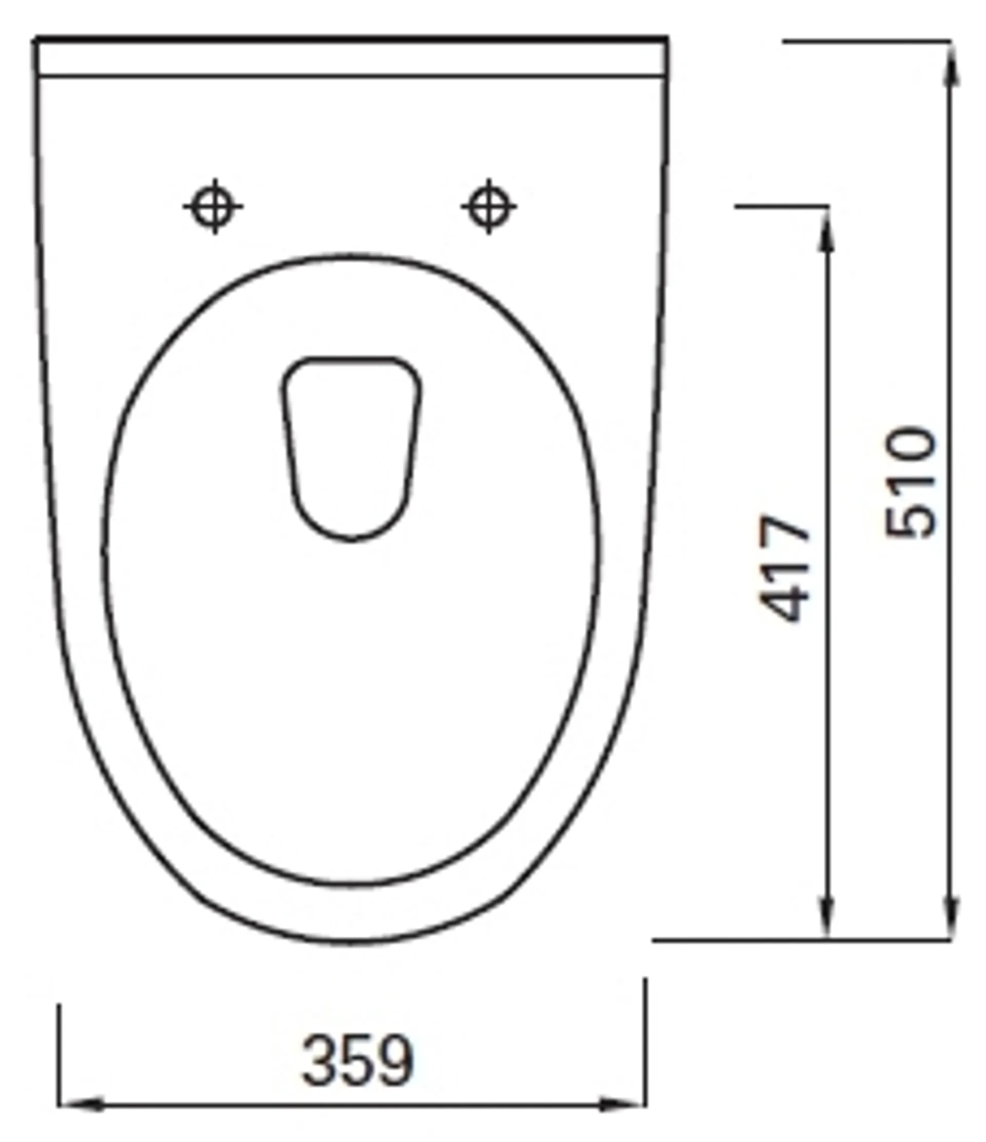Gelia seinä-wc Lux 3 180/230 cc kanneton - 3