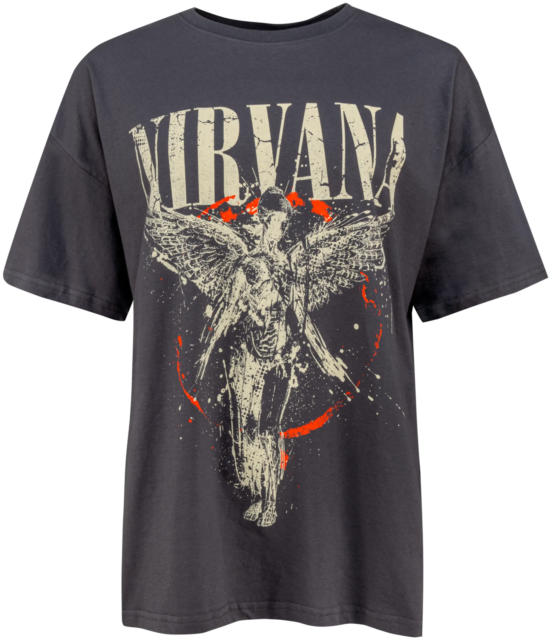Nirvana naisten rock t-paita - Dark grey - 1