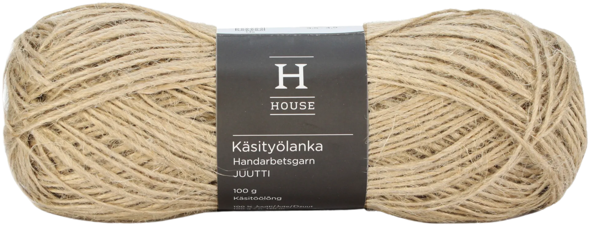 House käsityölanka Juutti 100 g 212240 Natural Jute