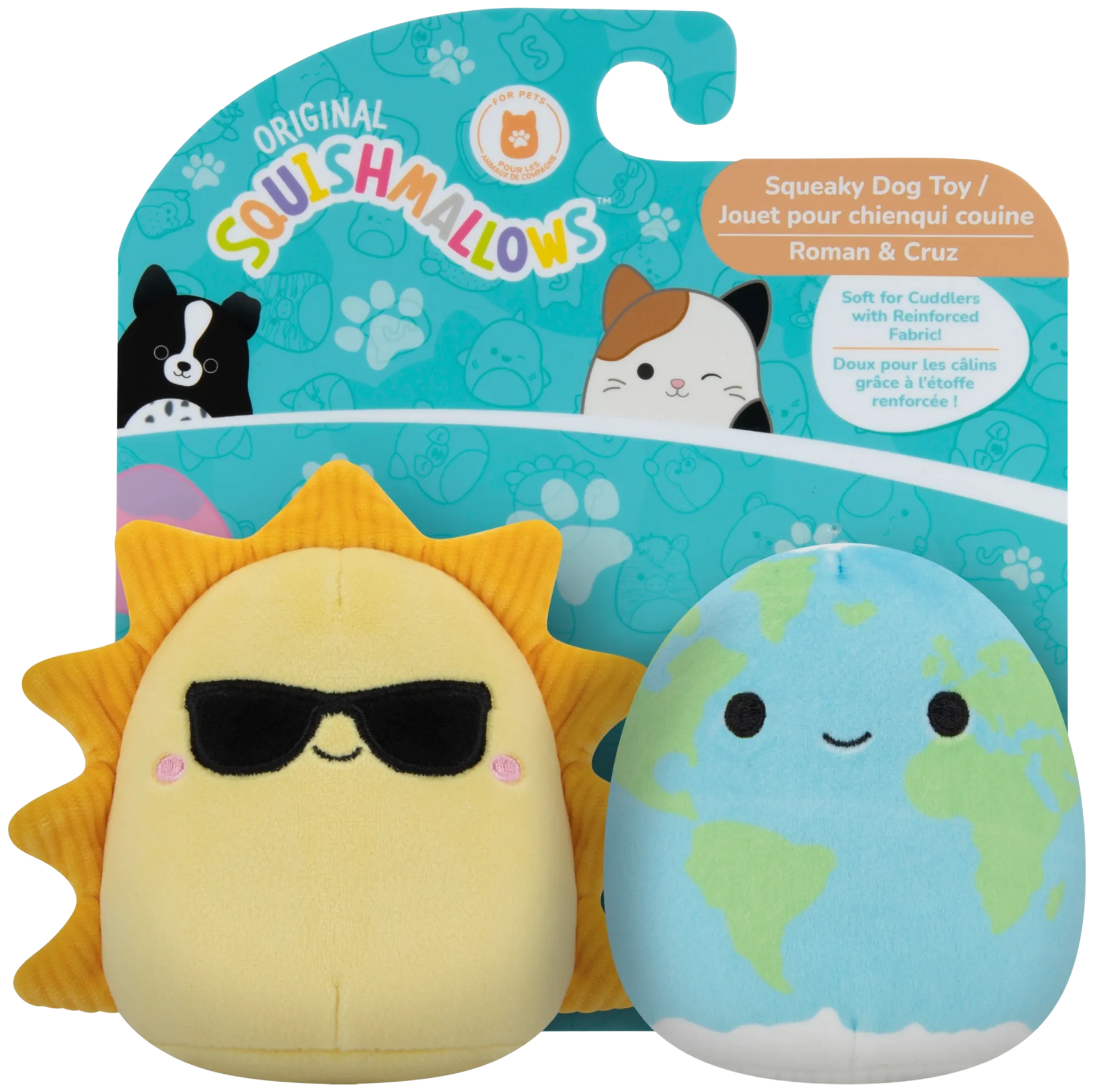 Squishmallows pehmolelu Squeaky tuplapakkaus 9 cm, erilaisia - 6