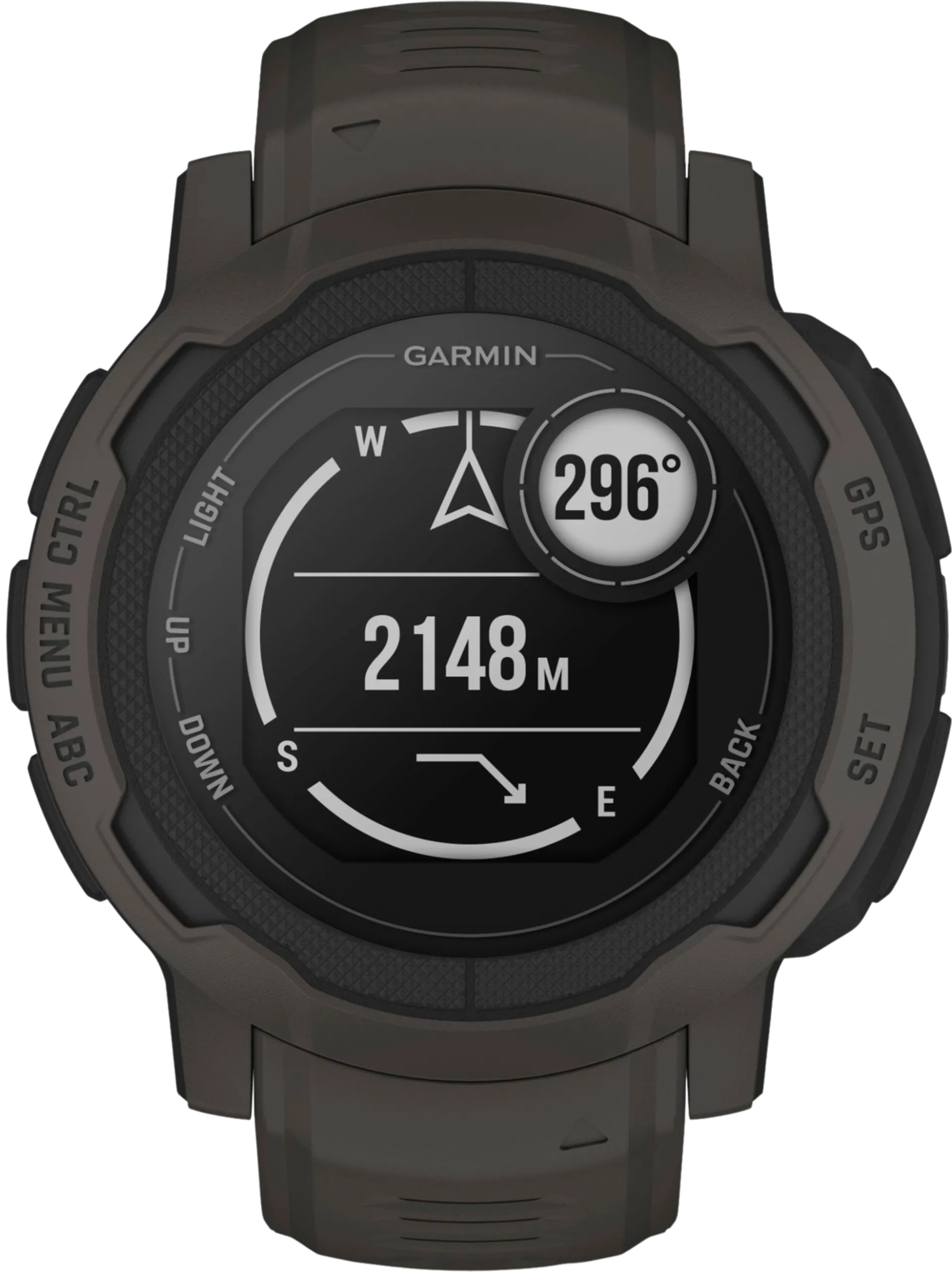 Garmin Instinct 2 multisport GPS kello, tummanharmaa - 2