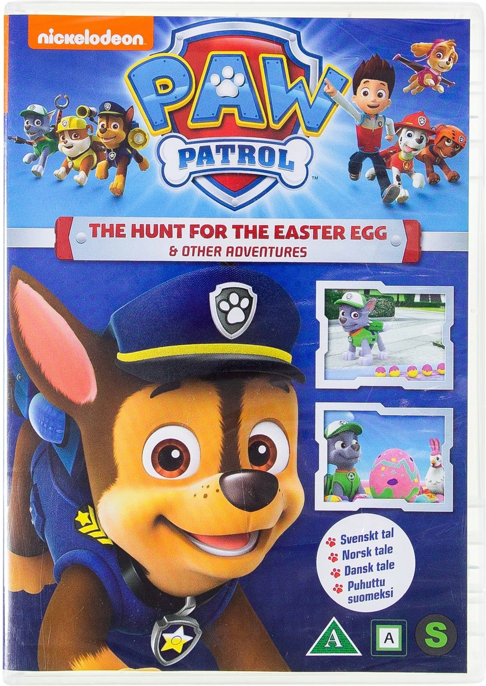 Paw Patrol kausi 1 osa 3 - Pääsiäismunajahti DVD