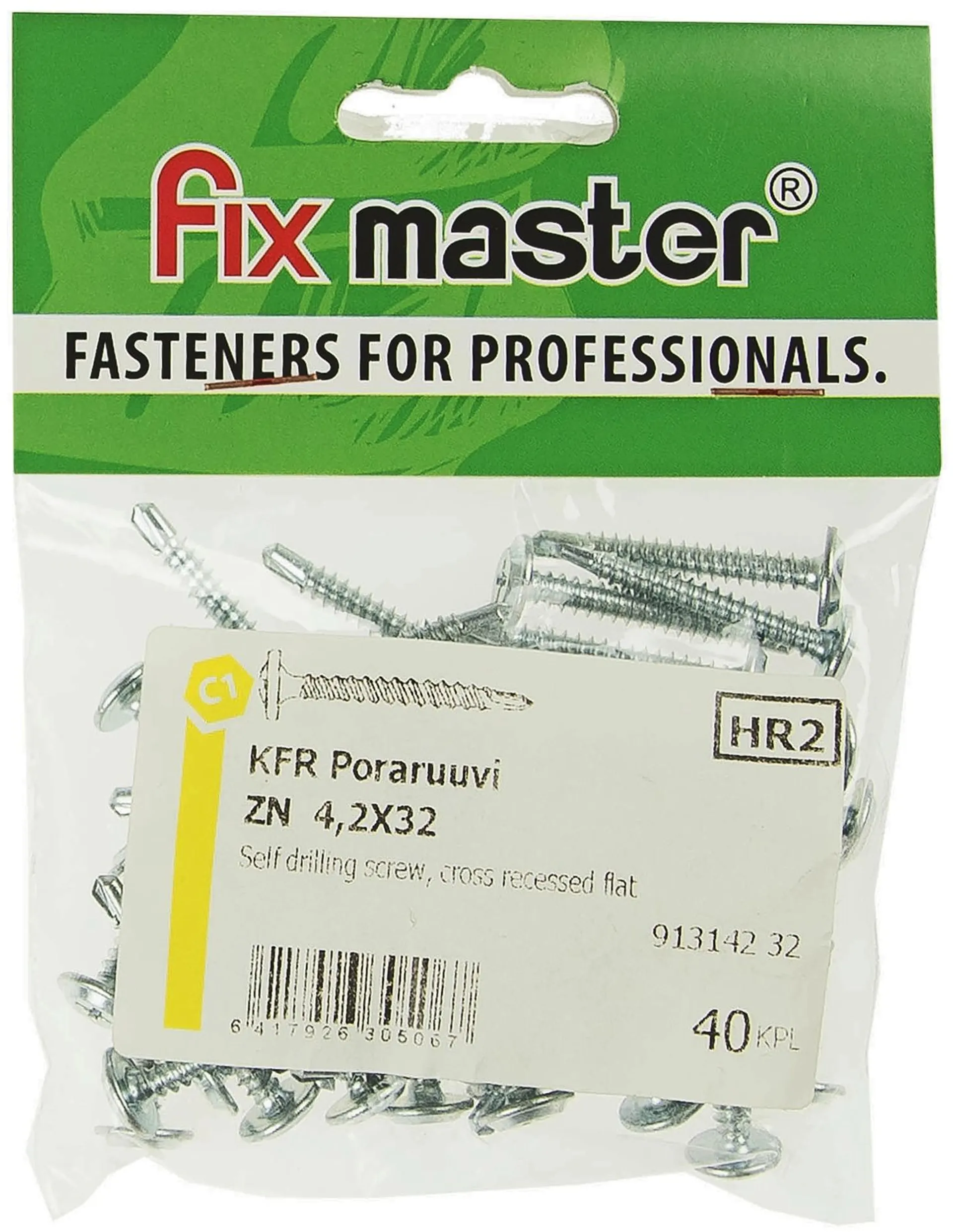 Fix Master KFR poraruuvi 4,2X32 sinkitty 40kpl