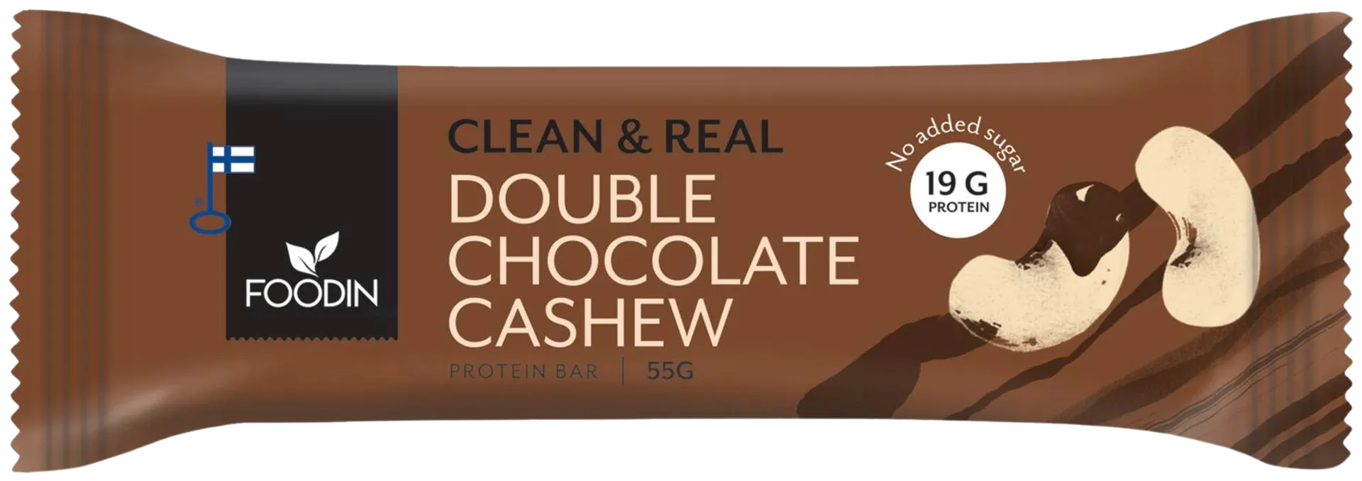 Foodin Protein Bar Double Chocolate Cashew 55g