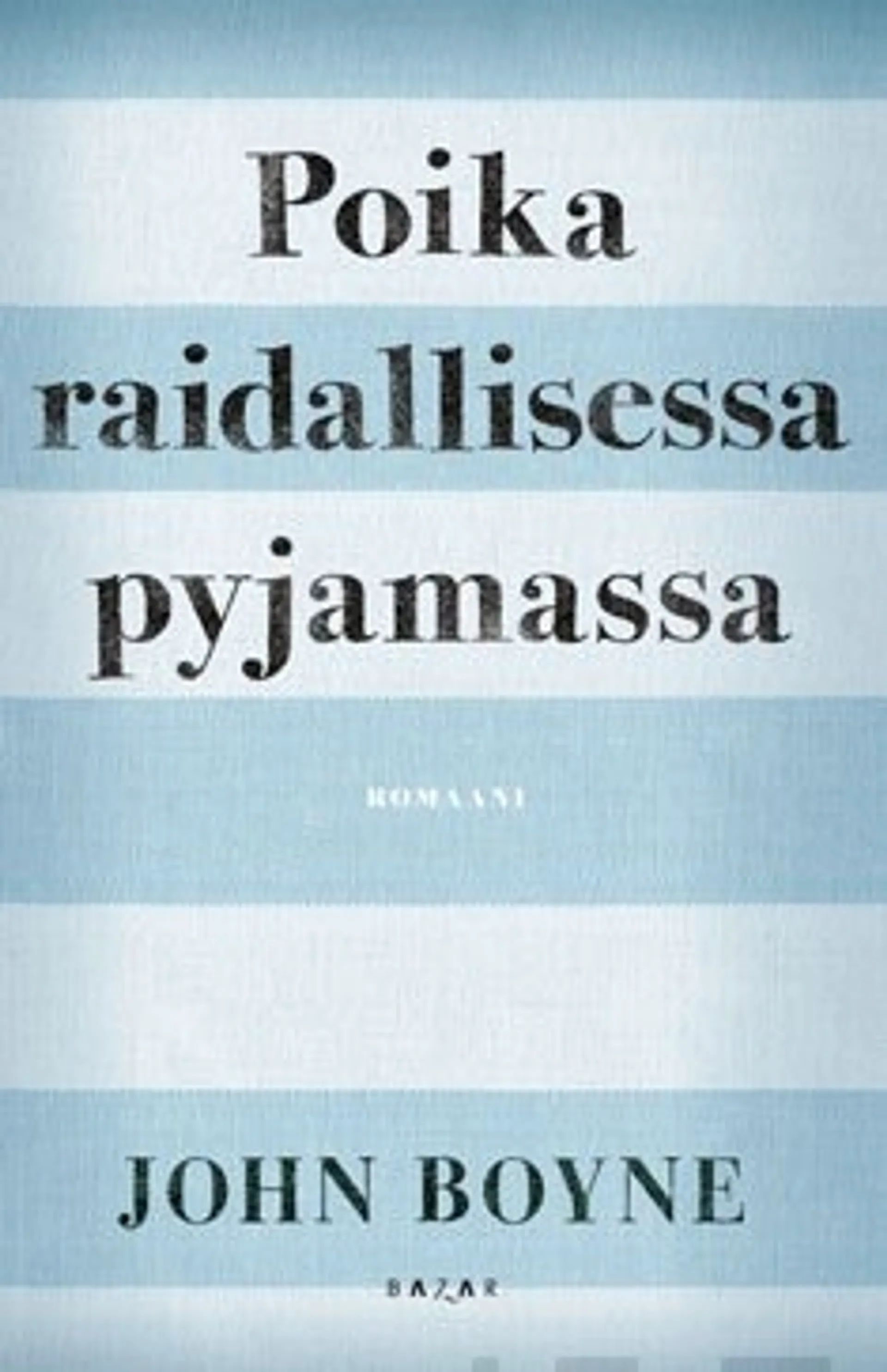 Poika raidallisessa pyjamassa