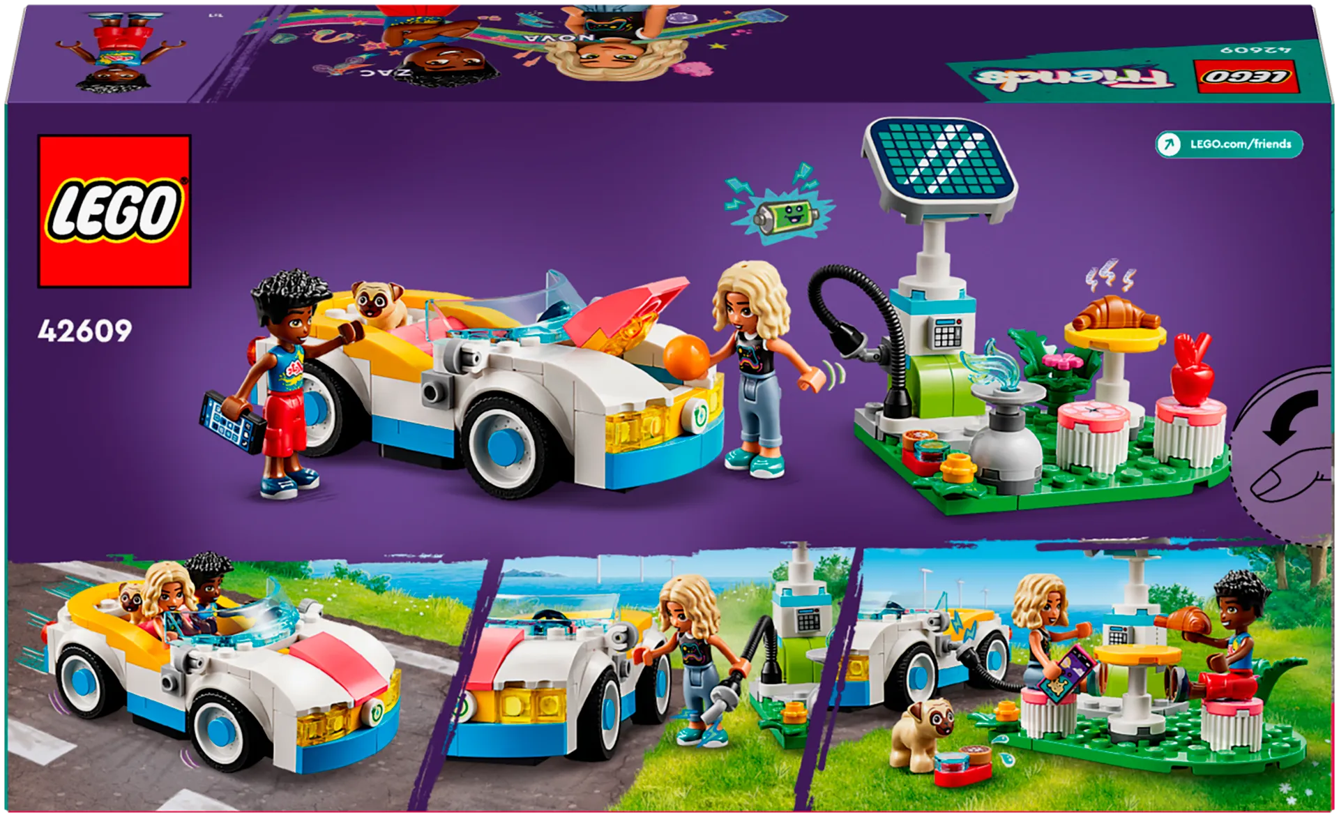 LEGO Friends 42609 Sähköauto ja latausasema - 3