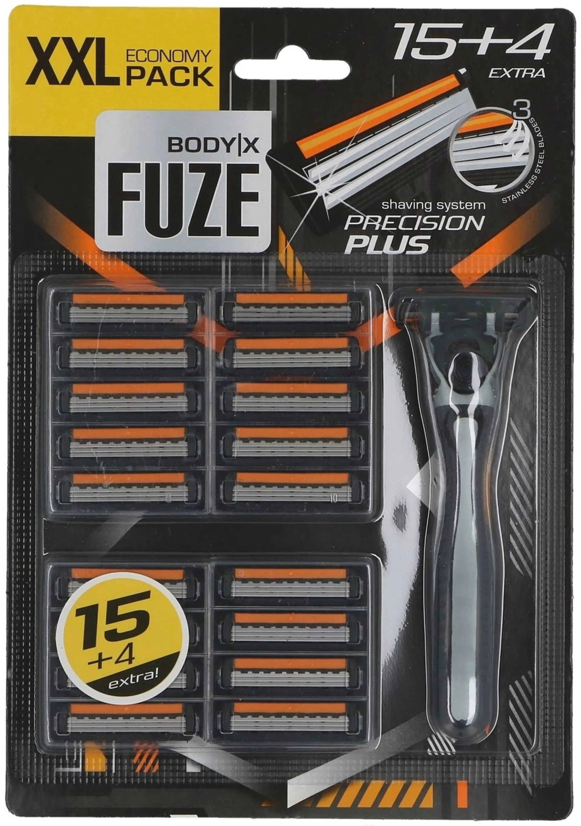 Body-X Fuze partahöylä 15+4  kolmoisterä - 1