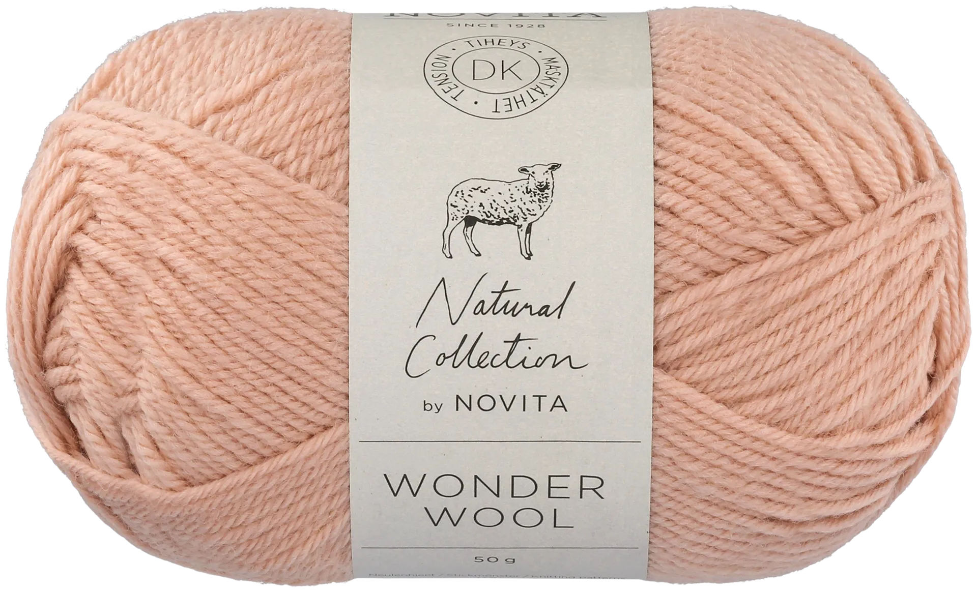 Novita lanka Wonder Wool DK 50 g puuteri 609 - 1