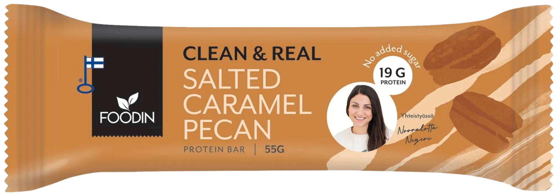 Foodin Protein Bar Salted Caramel Pecan 55g