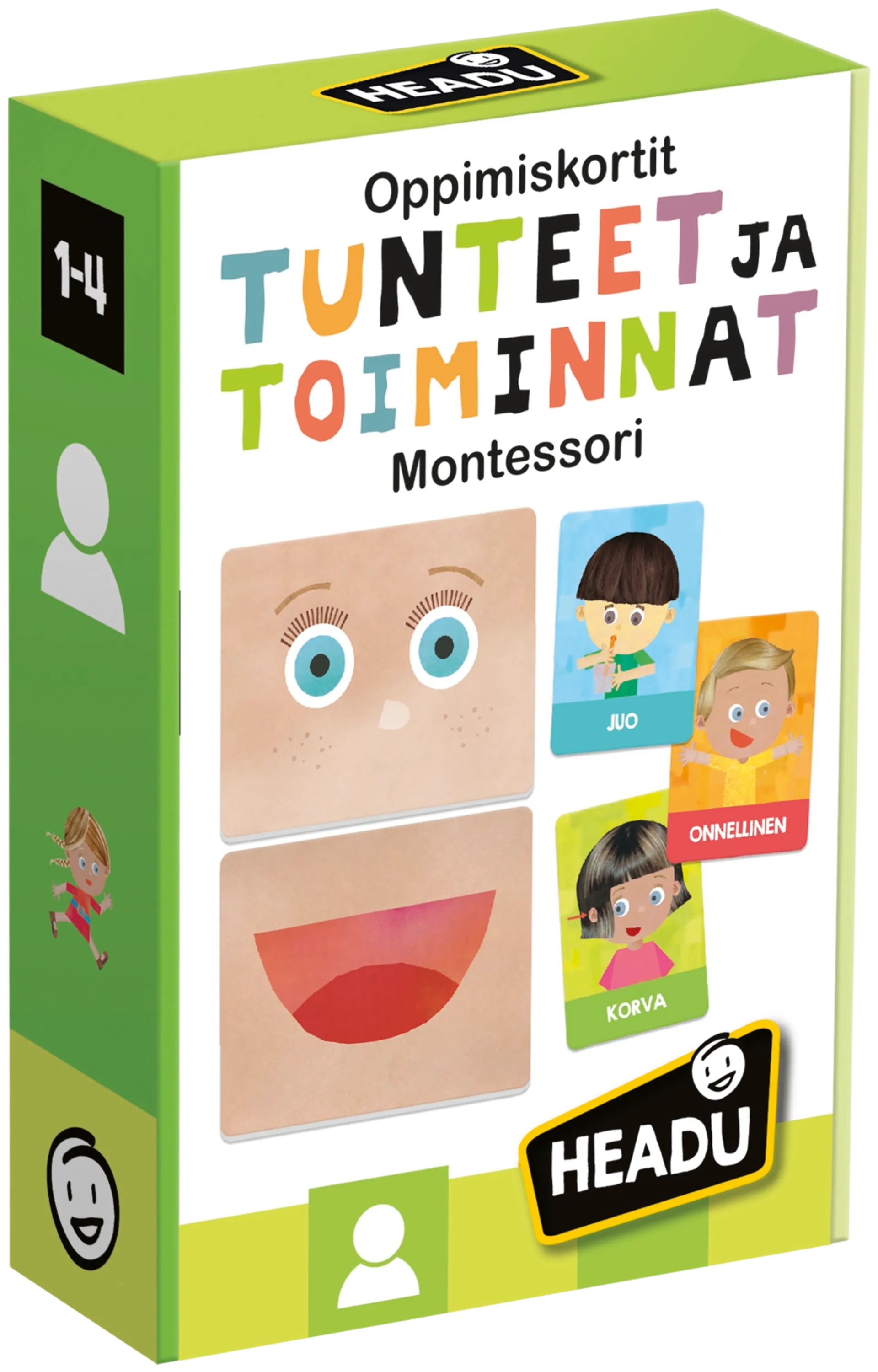 Headu Montessori Muistikortit Tunteet ja toiminnat (suomenkielinen) - 1