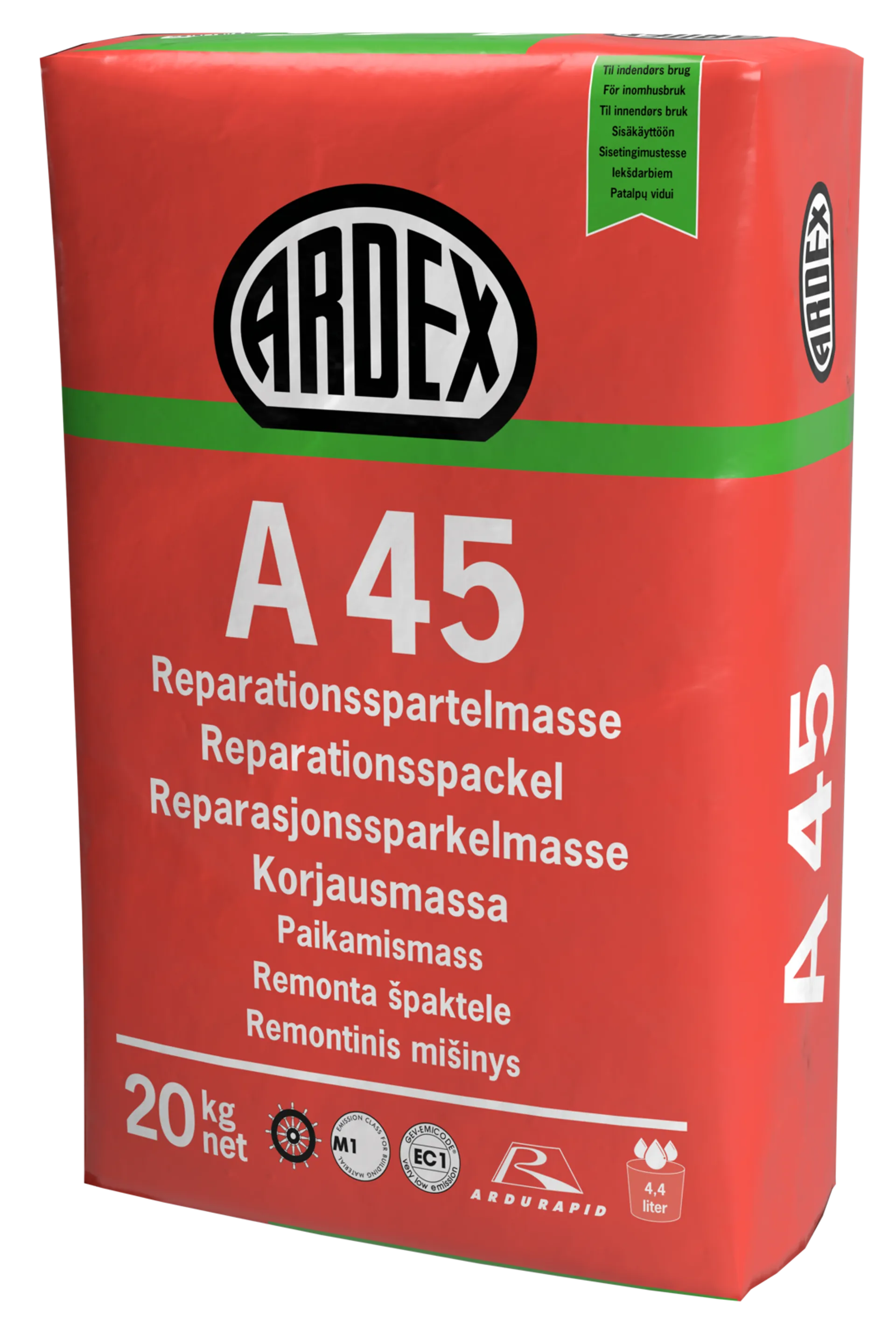 ARDEX A 45 korjausmassa 20 kg