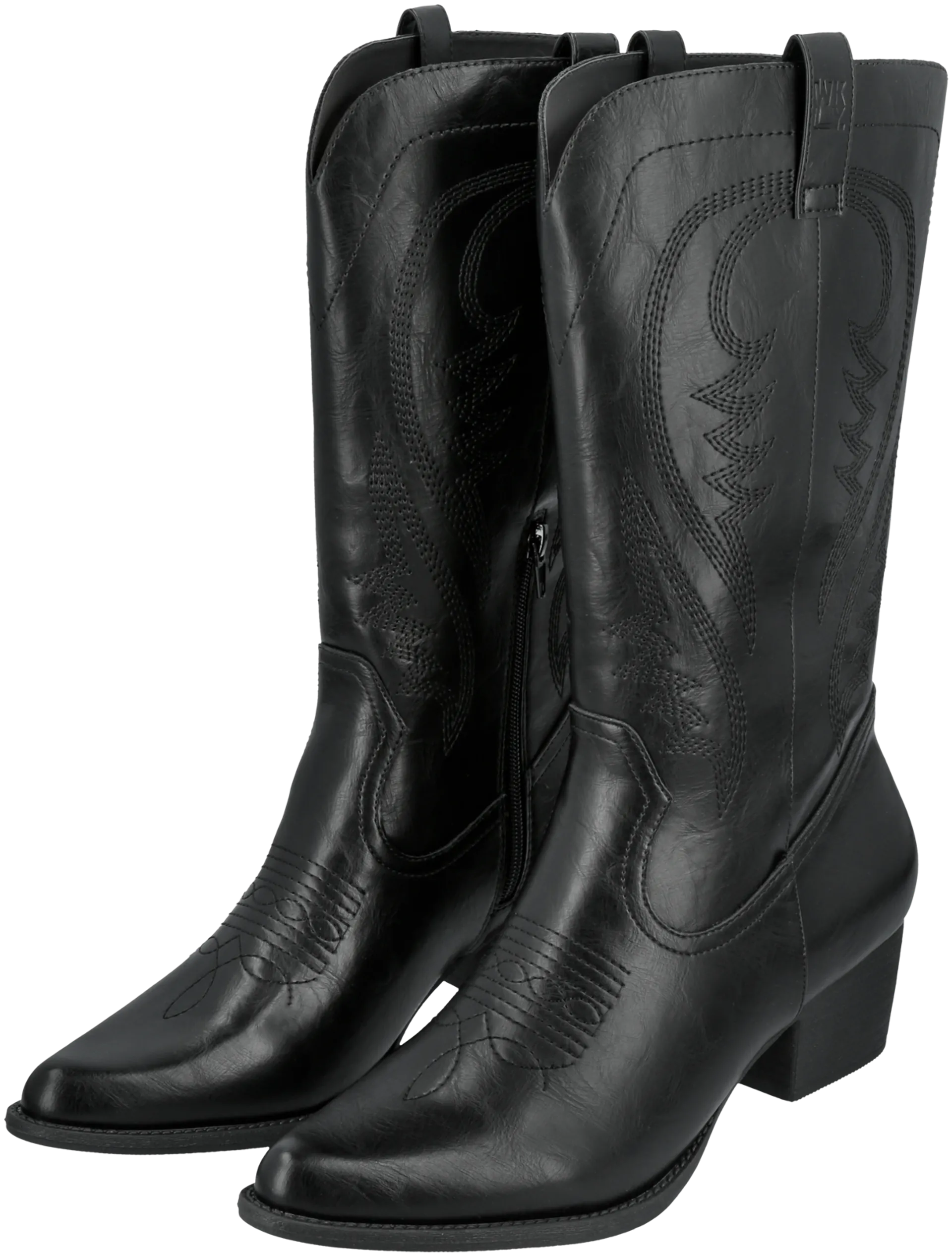 WKLY. naisten bootsisaappaat Rhonda - BLACK - 3