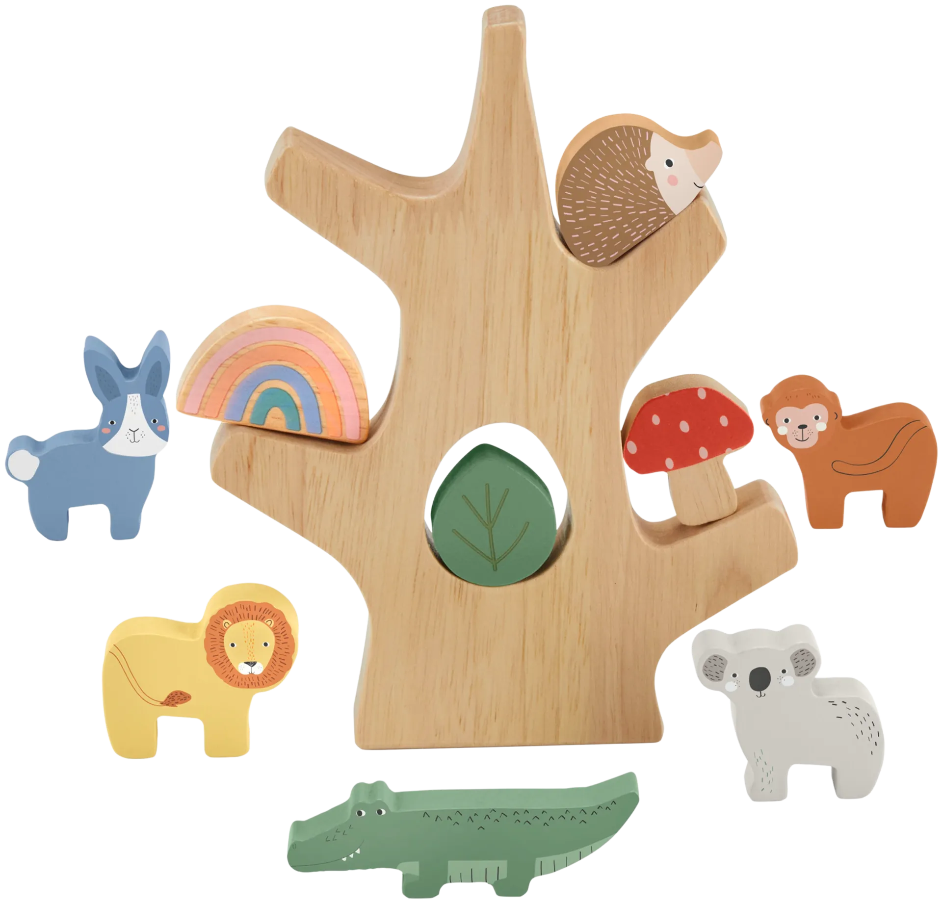 Fisher-Price Puu - puinen pinoamislelu - 2