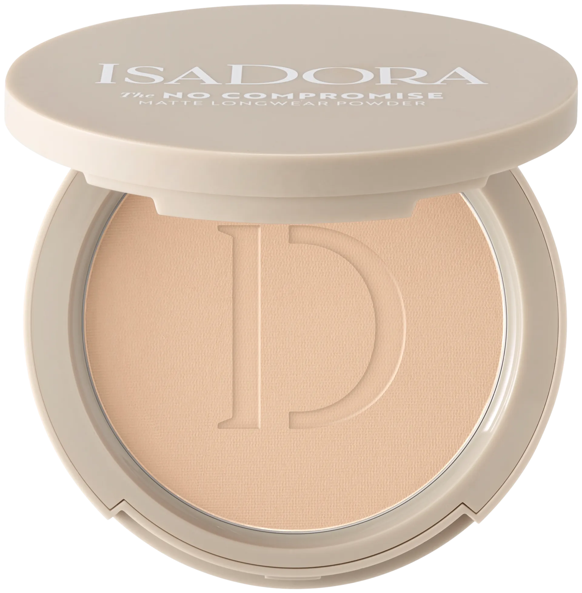 Isadora The No Compromise Mattapuuteri Cool Ivory 7 g - Neutral Beige - 1