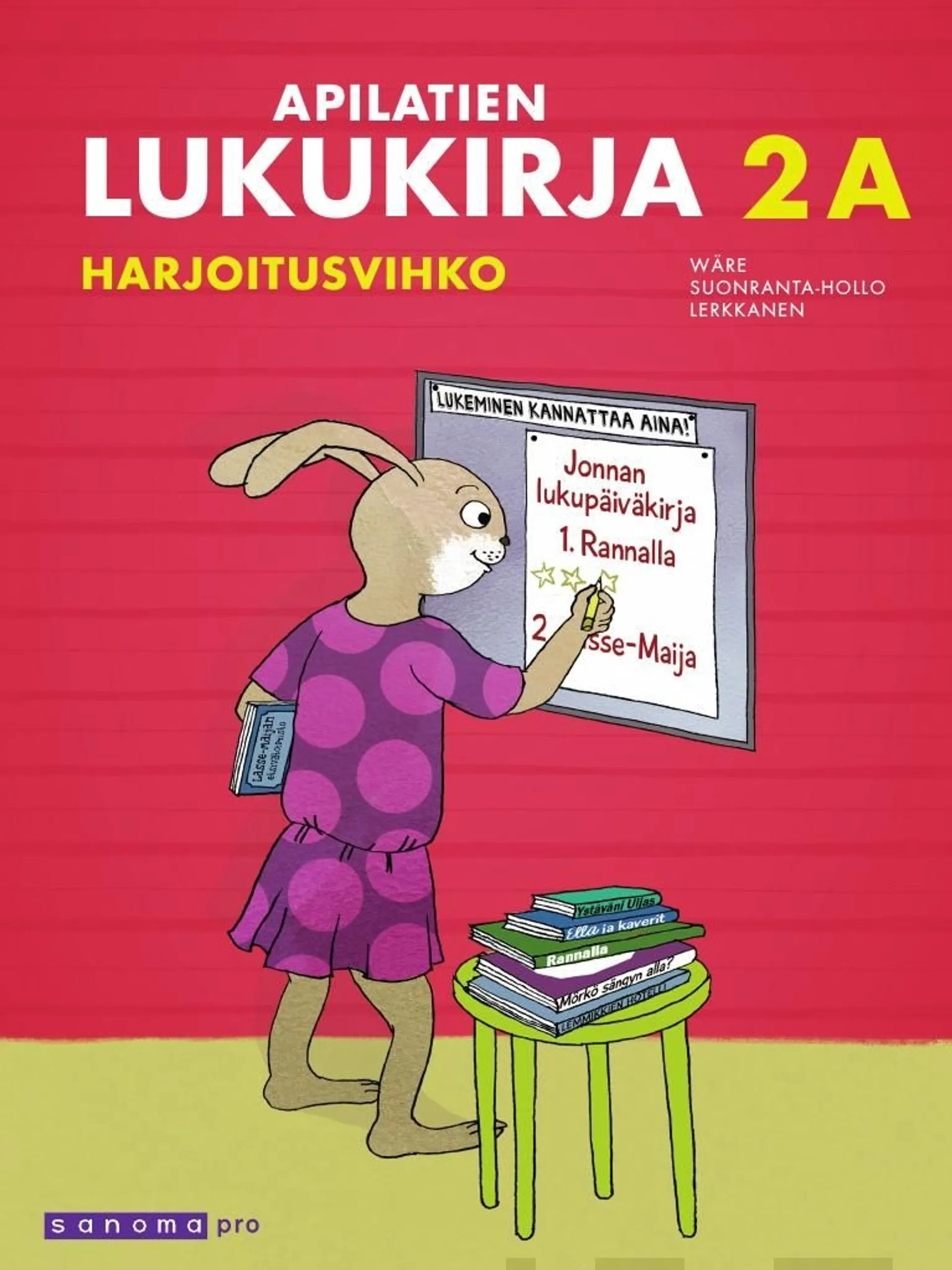 Wäre, Apilatien lukukirja Harjoitusvihko 2a (OPS16) - Uudet mallikirjaimet