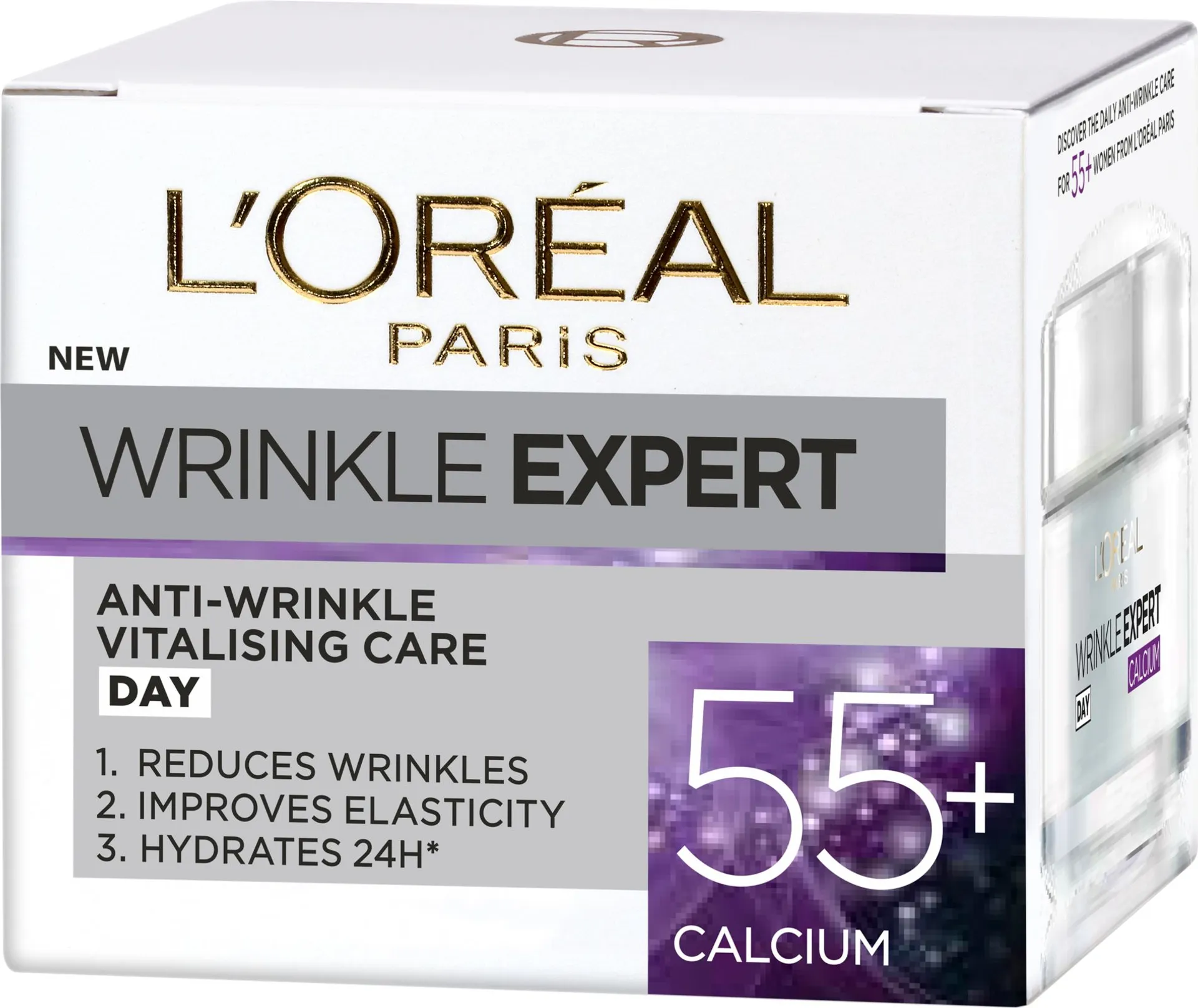 L'Oréal Paris Wrinkle Expert 55+ elinvoimaisuutta antava päivävoide ryppyjä vastaan 50ml - 2
