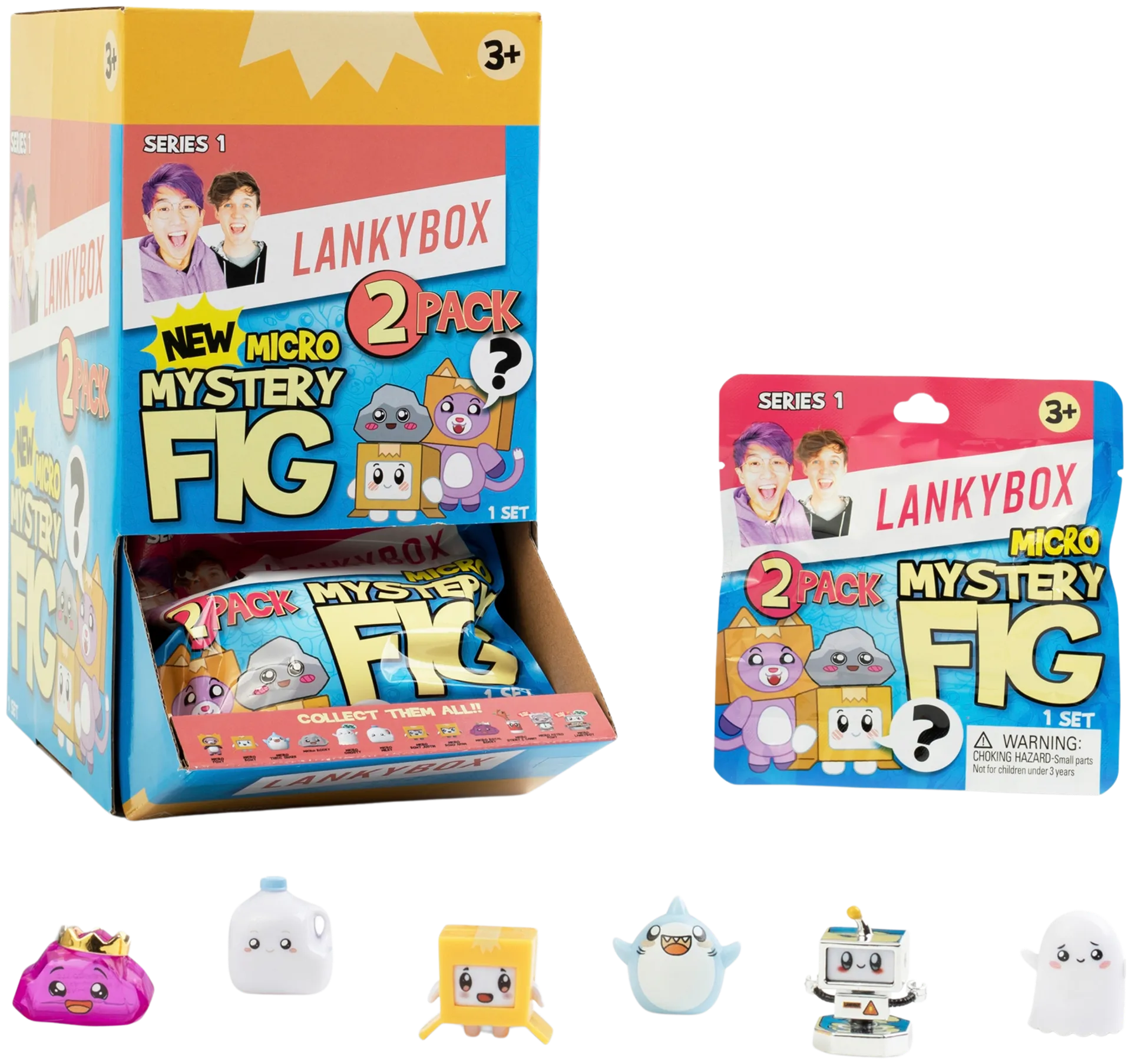 Lankybox Mysteerifiguuri 2 Pakkaus - 2