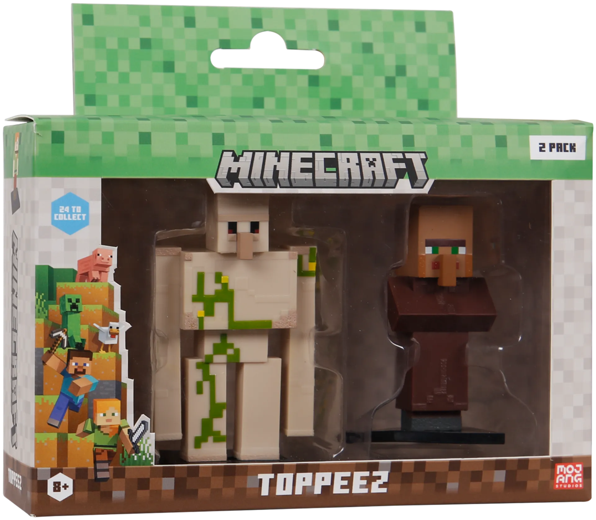 Minecraft hahmo 3D 6 cm 2 kpl - 4