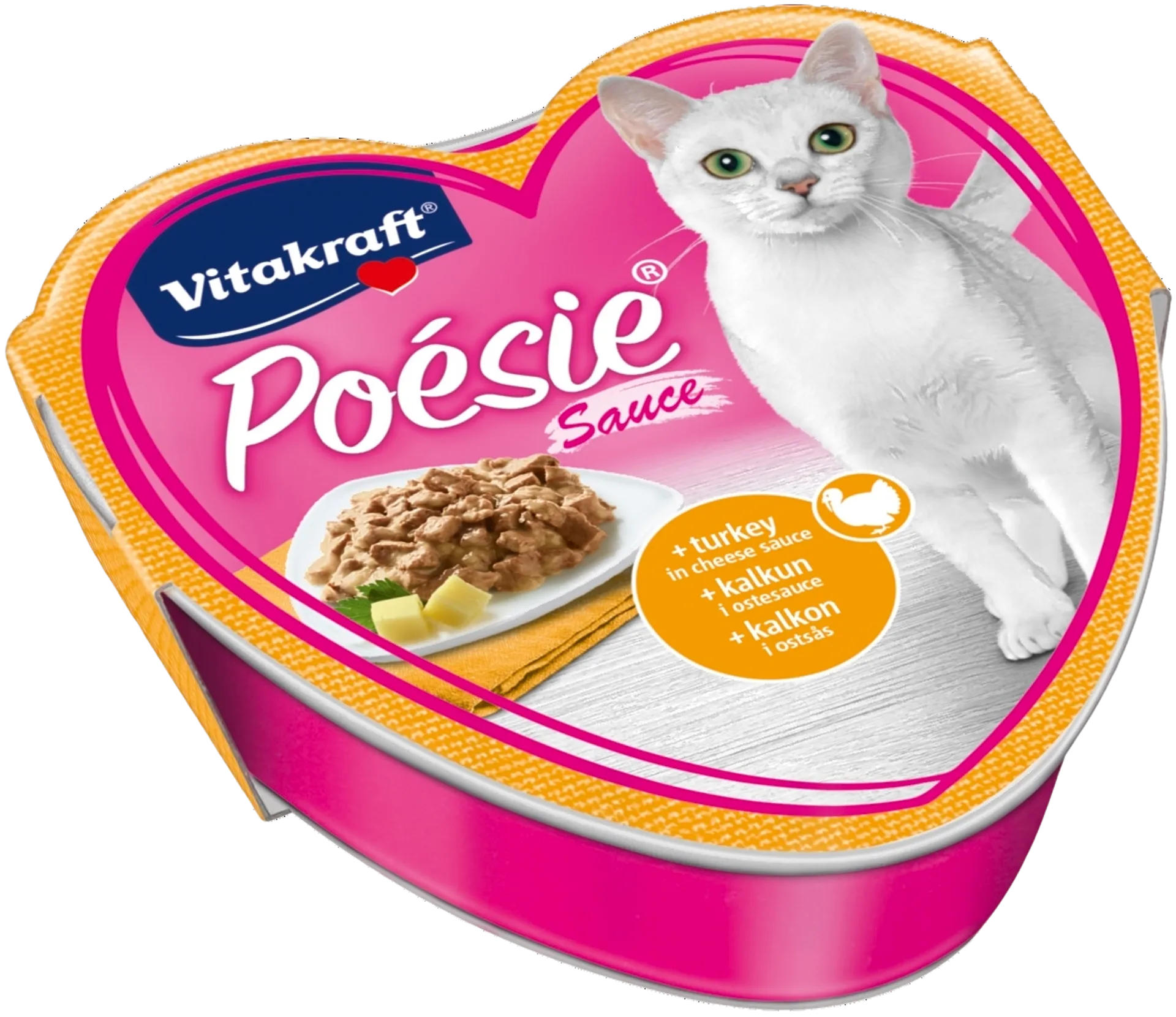 Vitakraft Poésie® Création Kissan märkäruoka, kalkkunaa juustokastikkeessa 85g