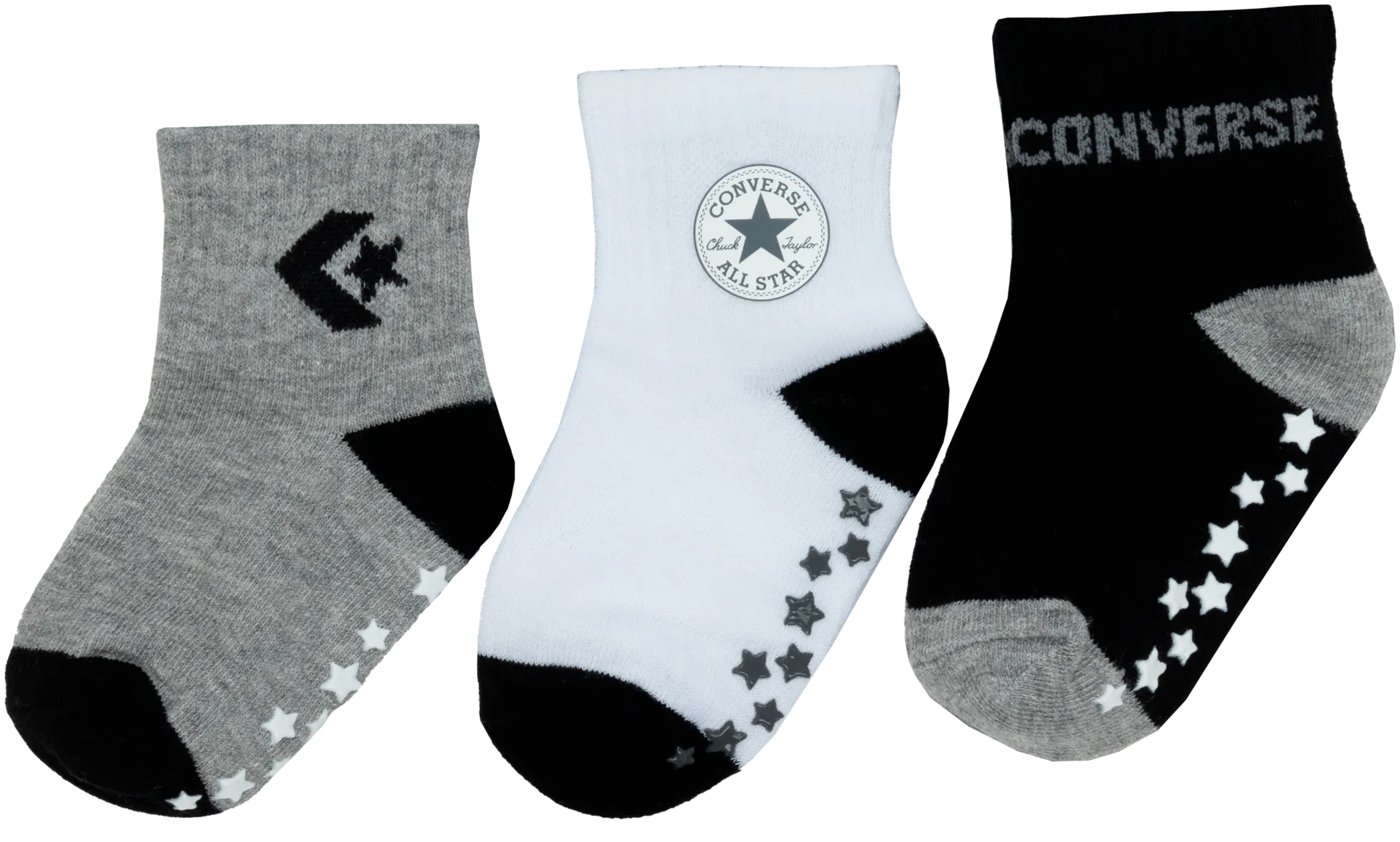 Converse Vauvojen nilkkasukat CHN CNVS A/O STAR Gripper - BLACK - 1