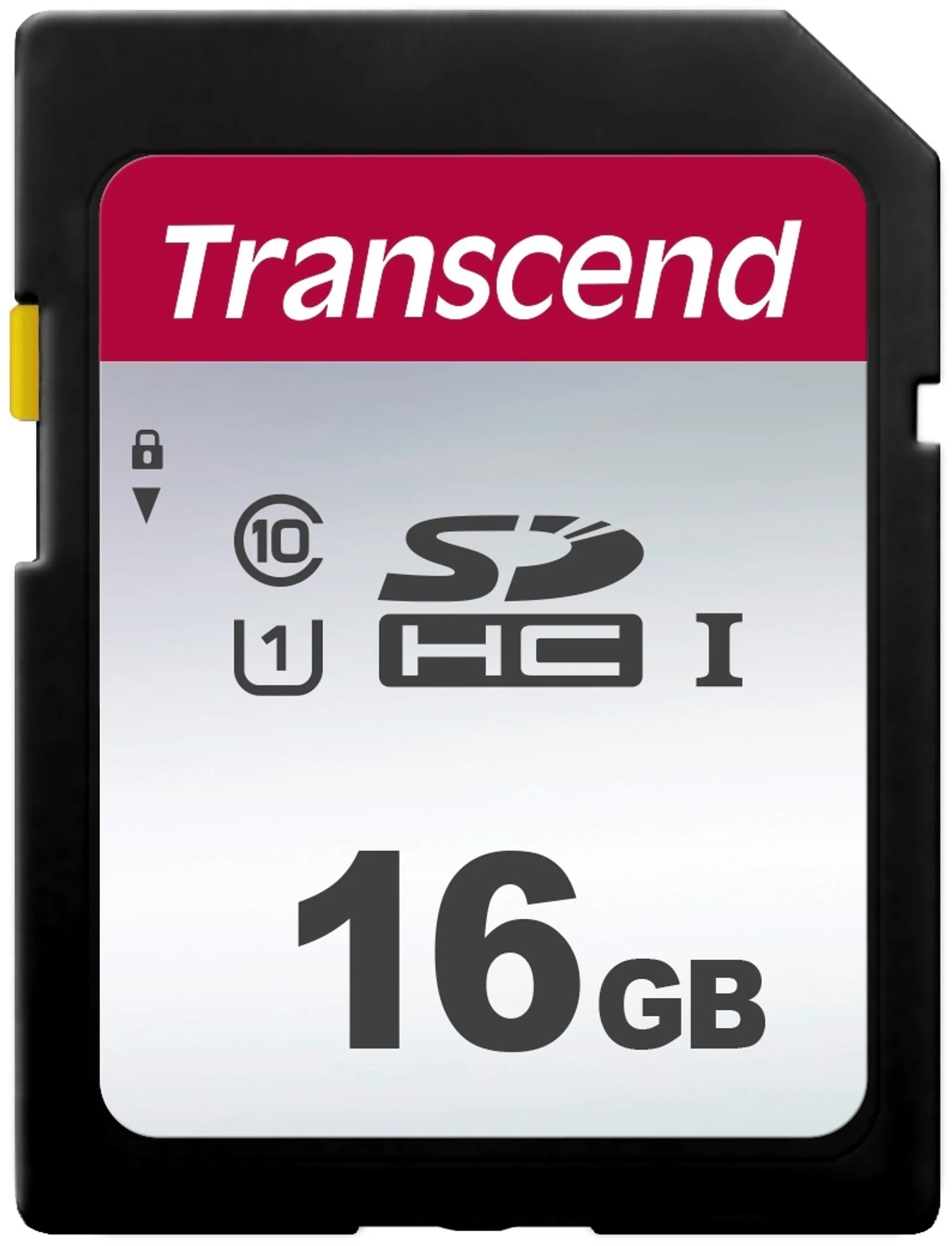 Transcend 300S muistikortti 16GB U1 SD - 1