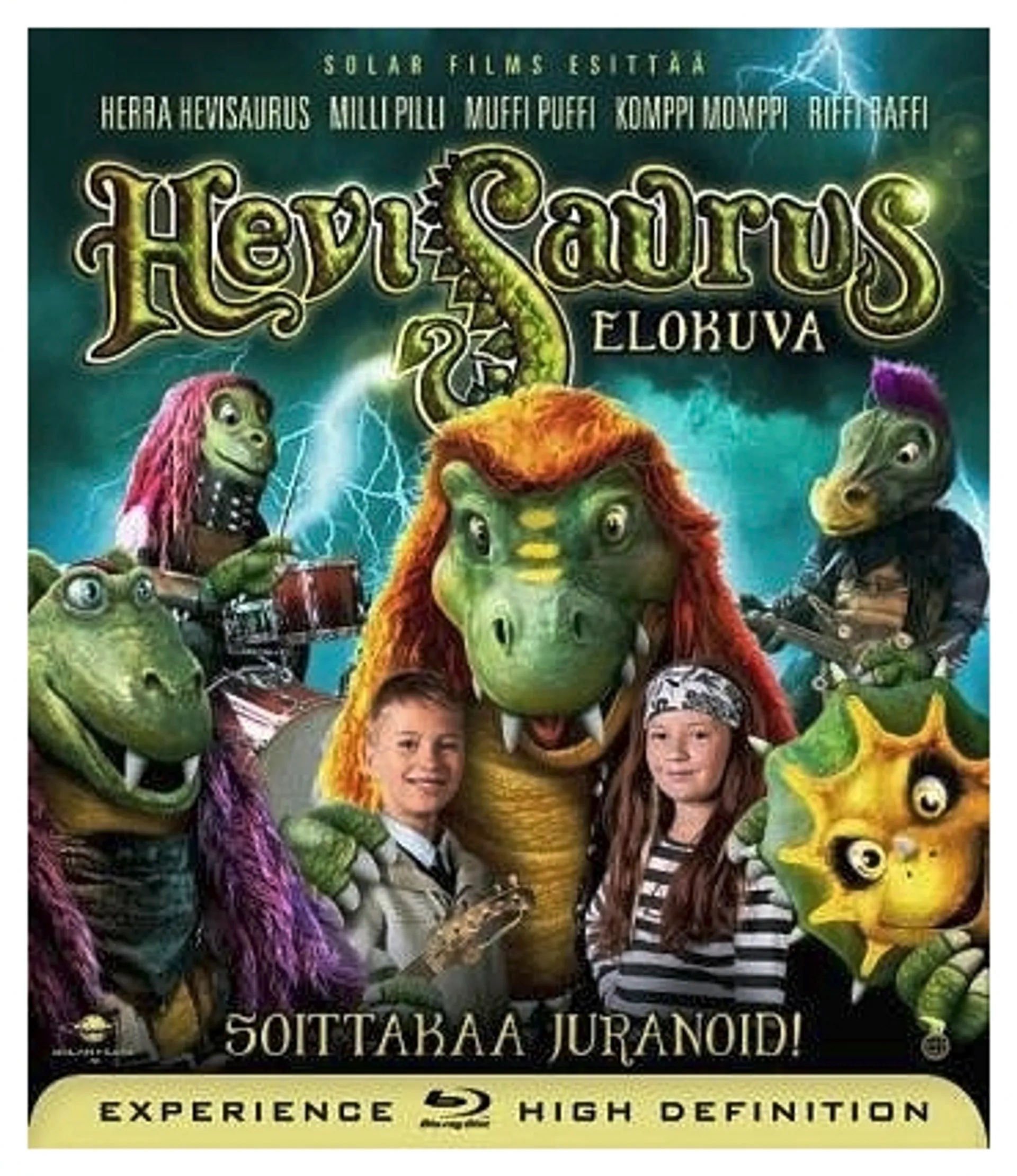 Hevisaurus -elokuva Blu-ray