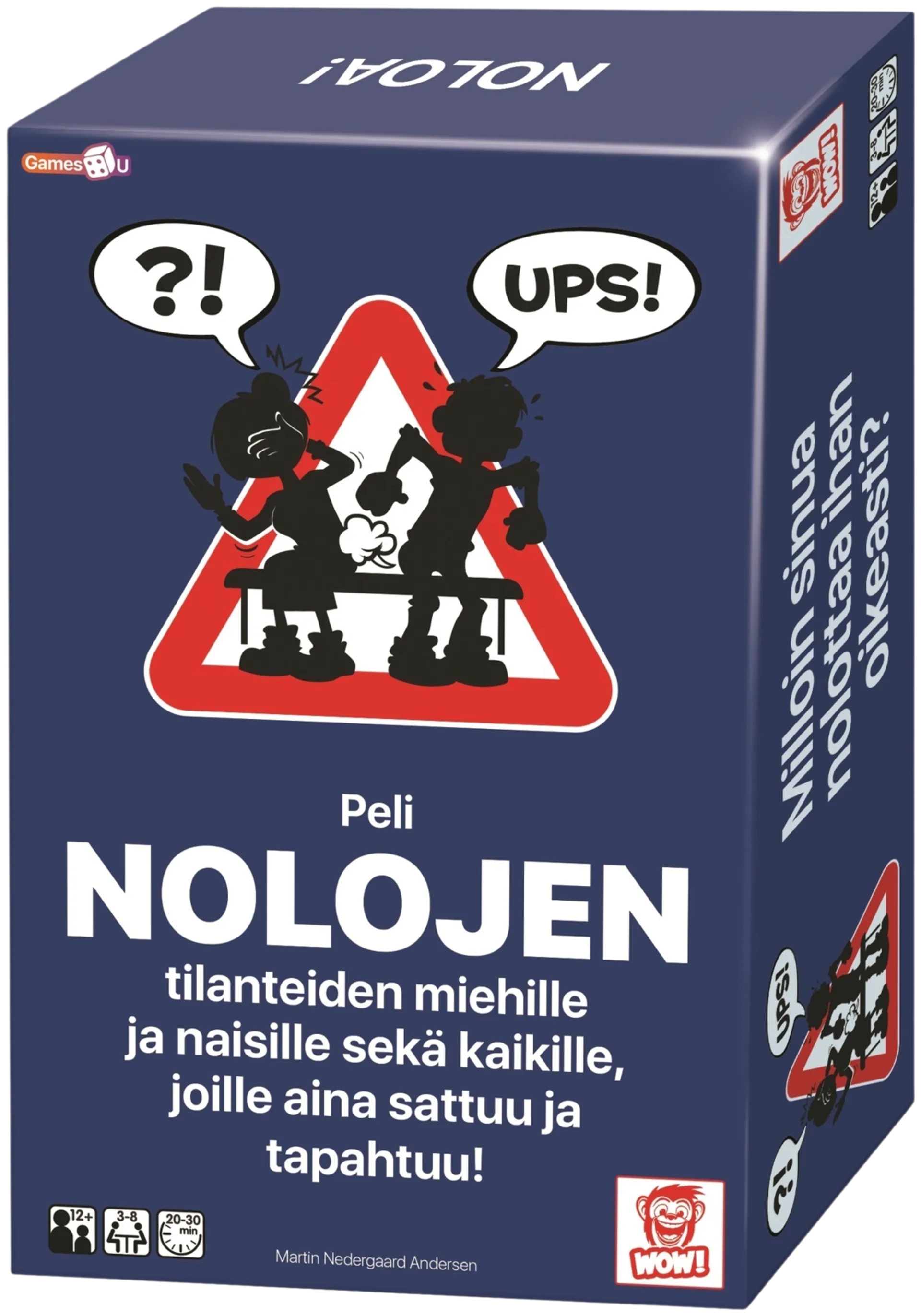 Peli nolojen tilanteiden miehille ja naisille sekä kaikille, joille aina sattuu ja tapahtuu ! - 1