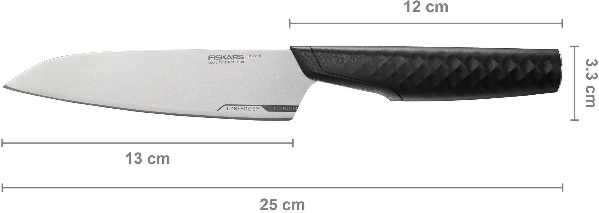 Fiskars Taiten pieni kokinveitsi 13cm - 8