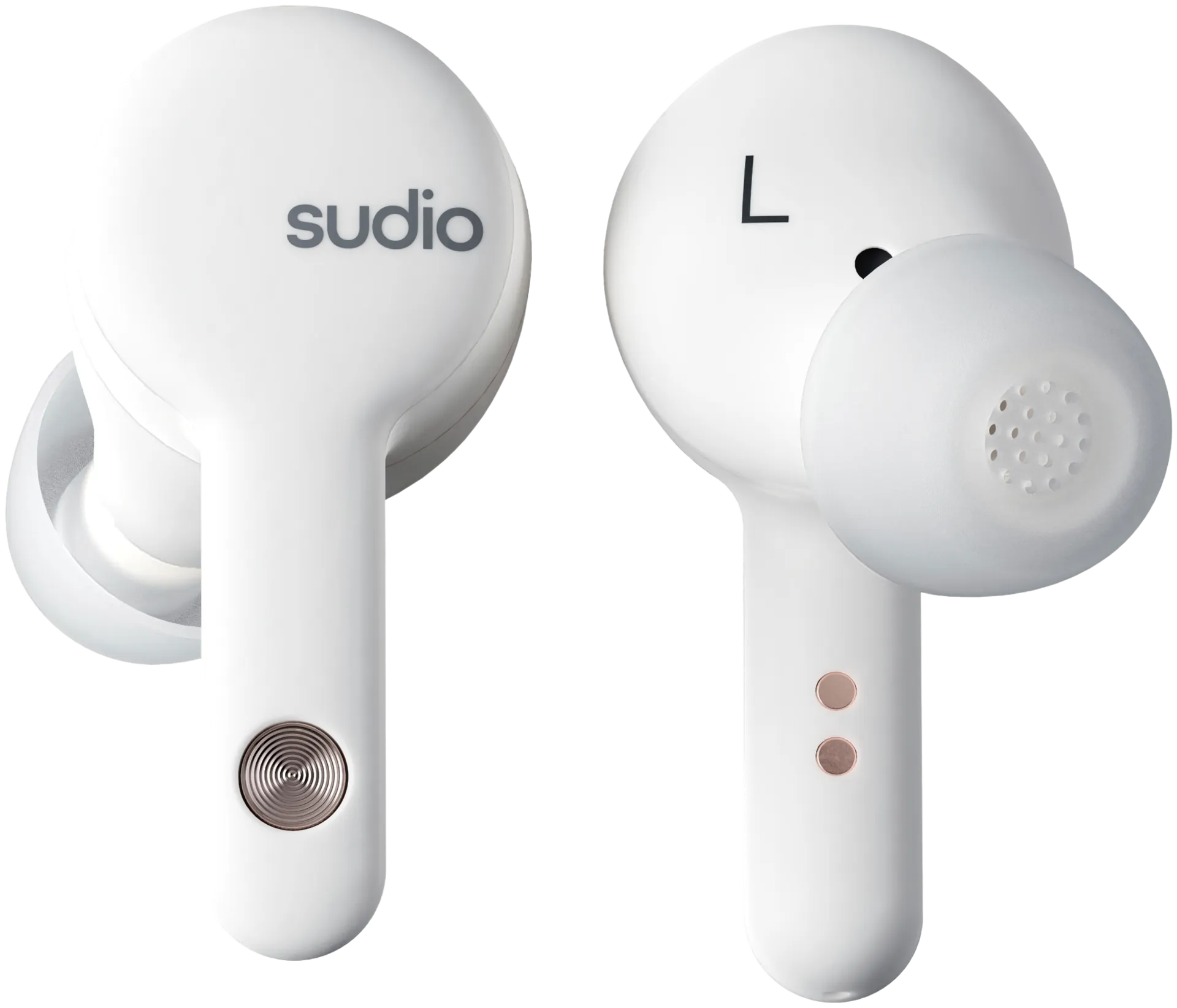 Sudio A2 Bluetooth nappikuulokkeet valkoinen - 1
