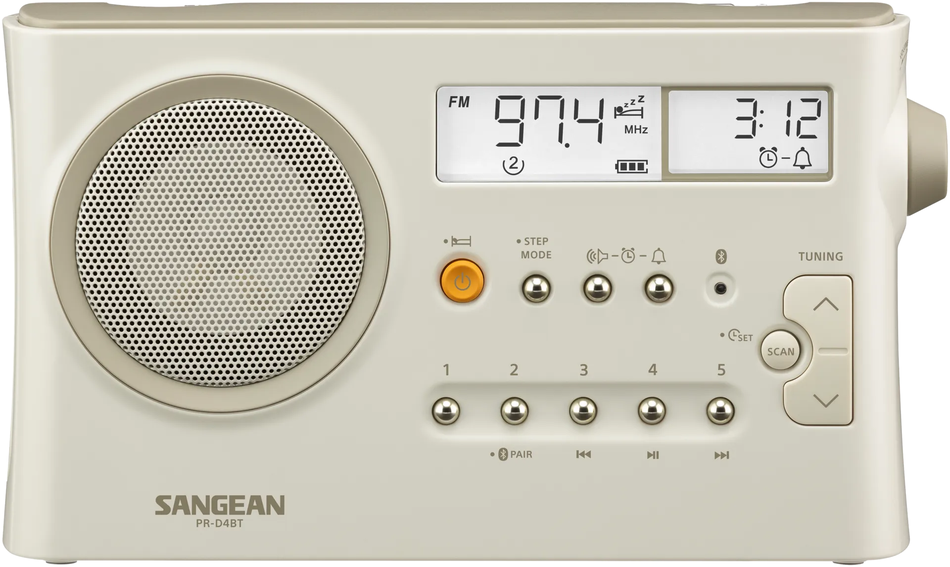 Sangean radio PR-D4BT beige - 2