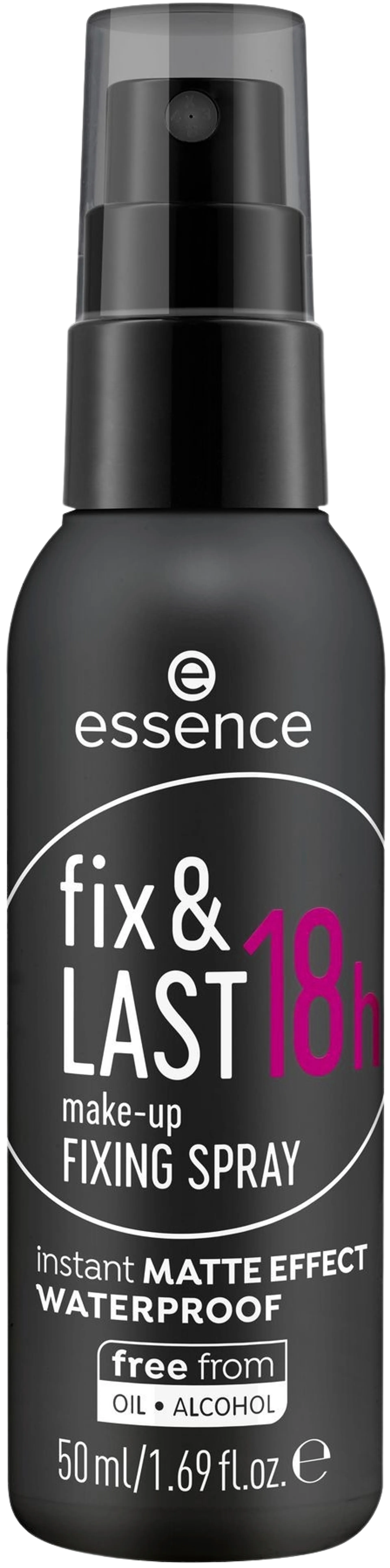 essence fix & LAST 18h make-up fixing spray meikinkiinnityssuihke 50 ml