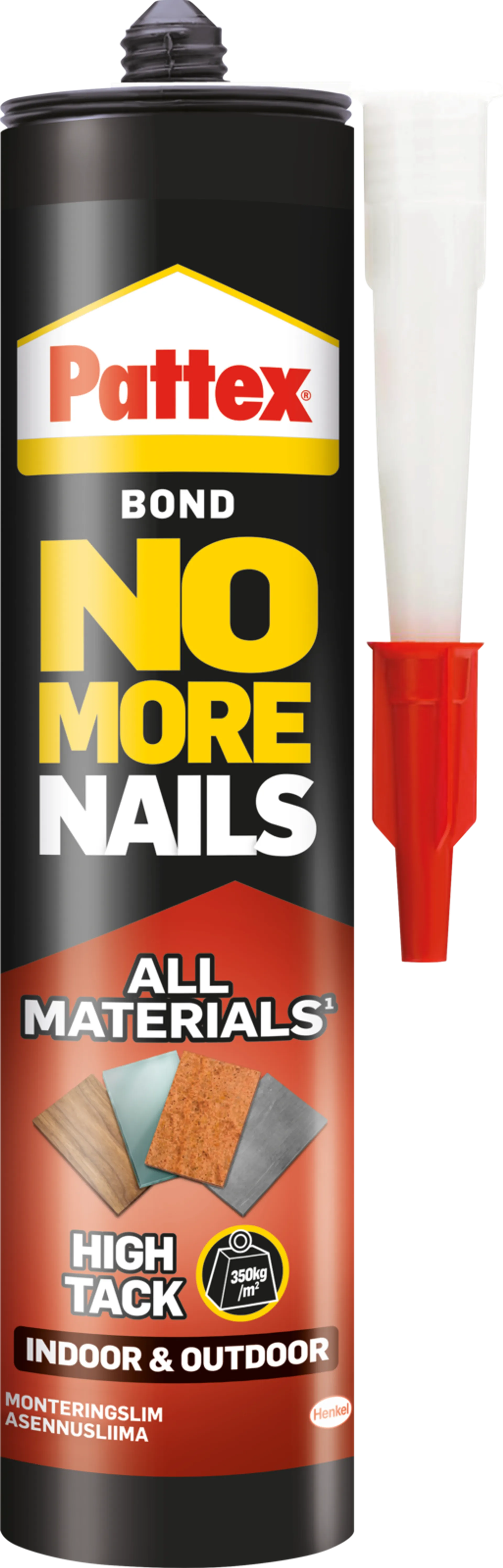 Pattex asennusliima No More Nails All Material High Tack 440gr - 1