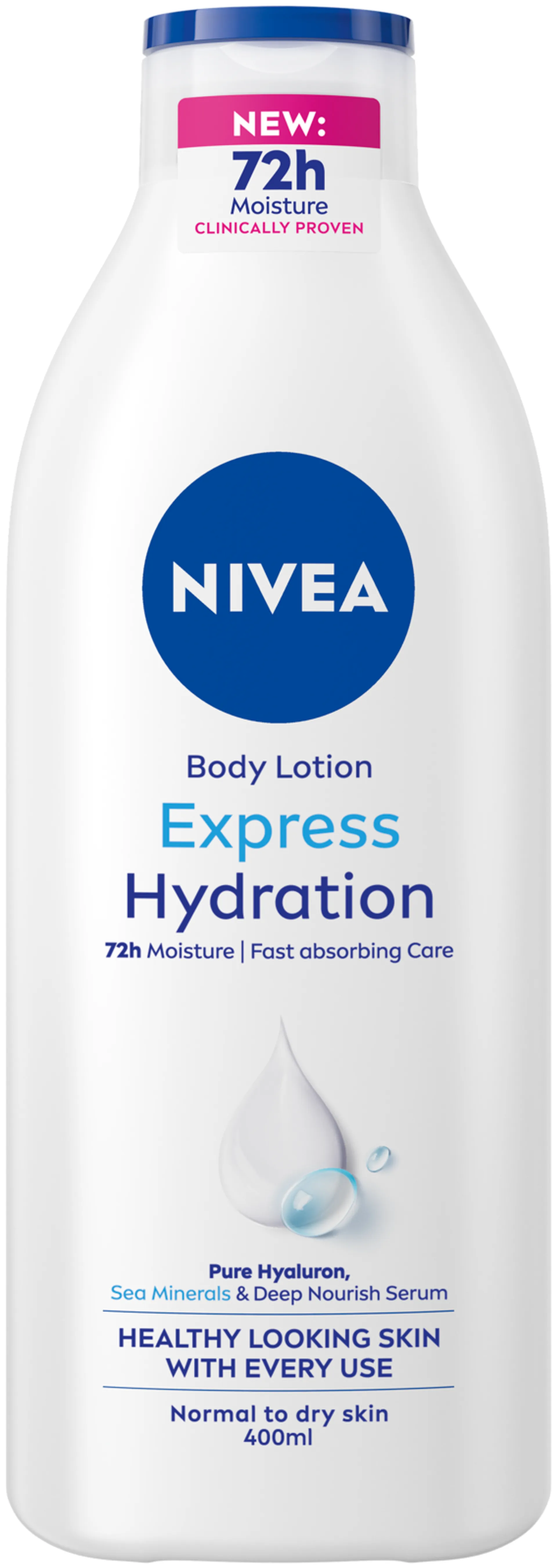 NIVEA 400ml Express Hydration Body Lotion -vartaloemulsio