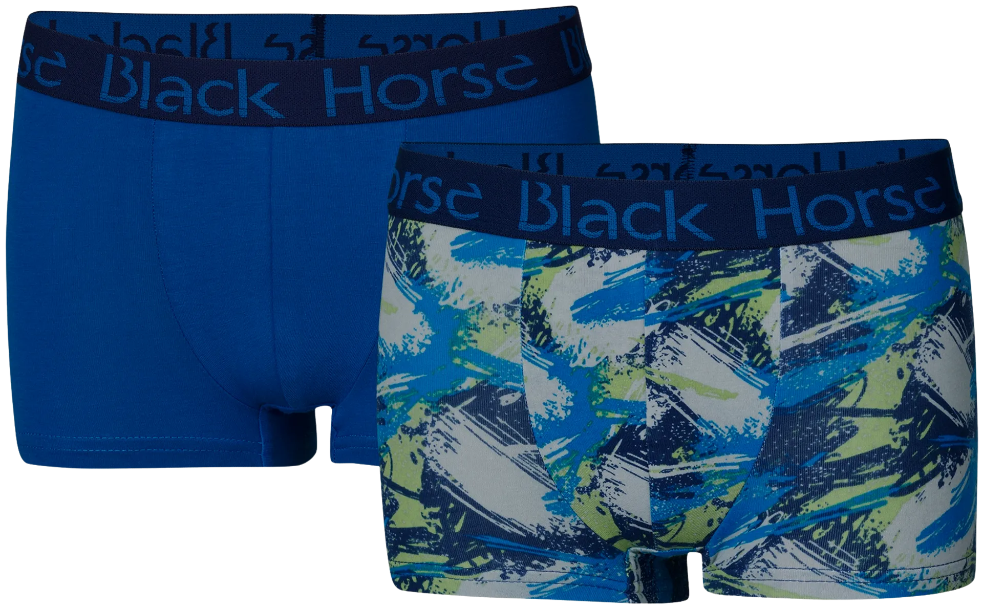 Black Horse lasten bokserit J026 2-pack - Blue Sky/Nature