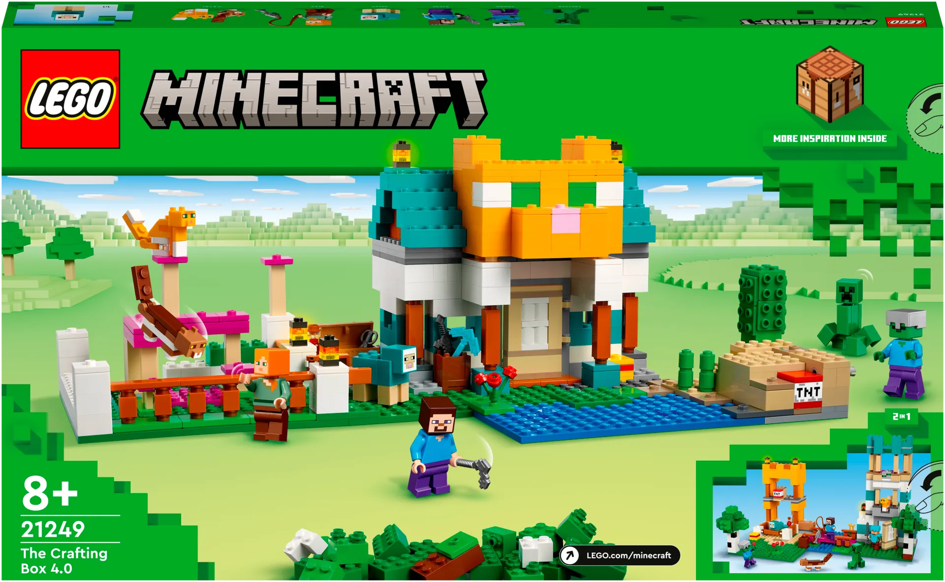 LEGO Minecraft 21249 Rakennuslaatikko 4.0 - 3