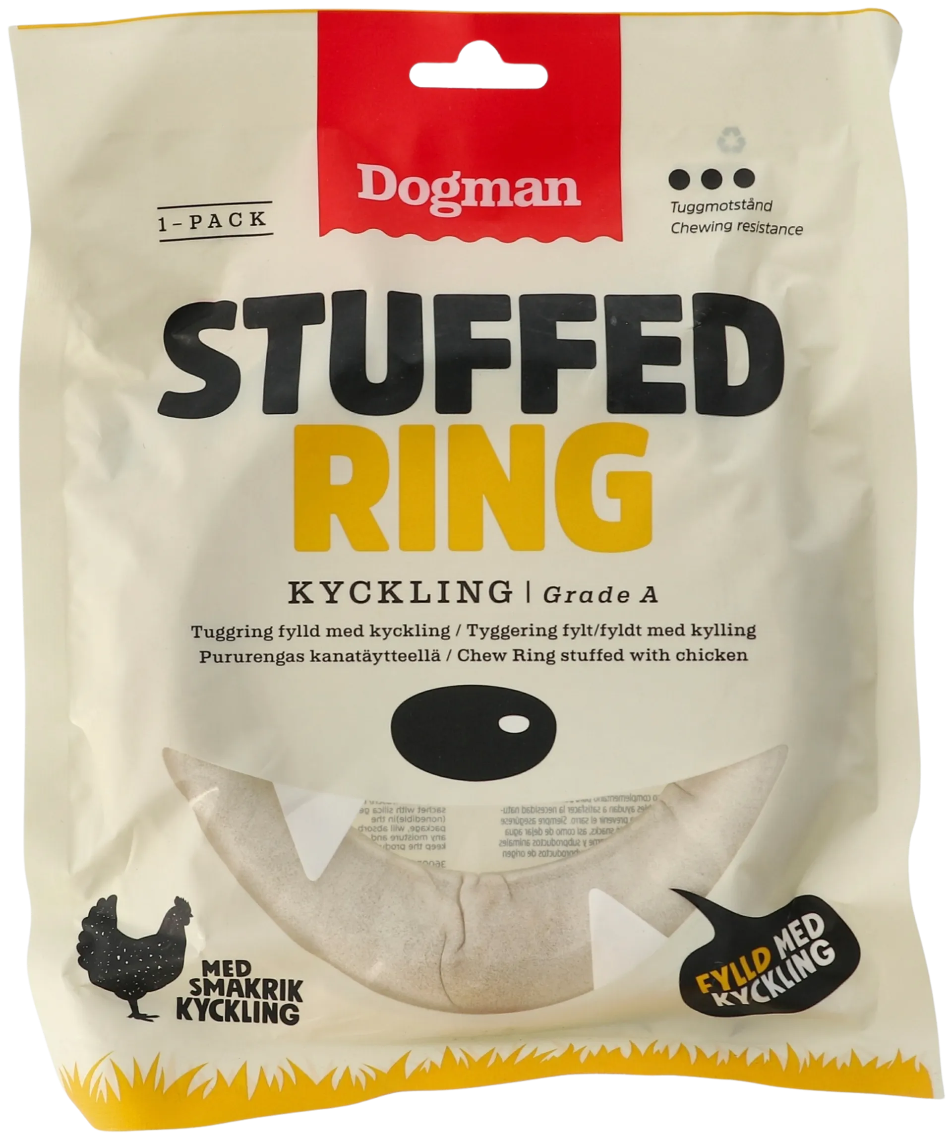 Dogman Chicken stuffed ring 15cm 1-pack 180g - 1