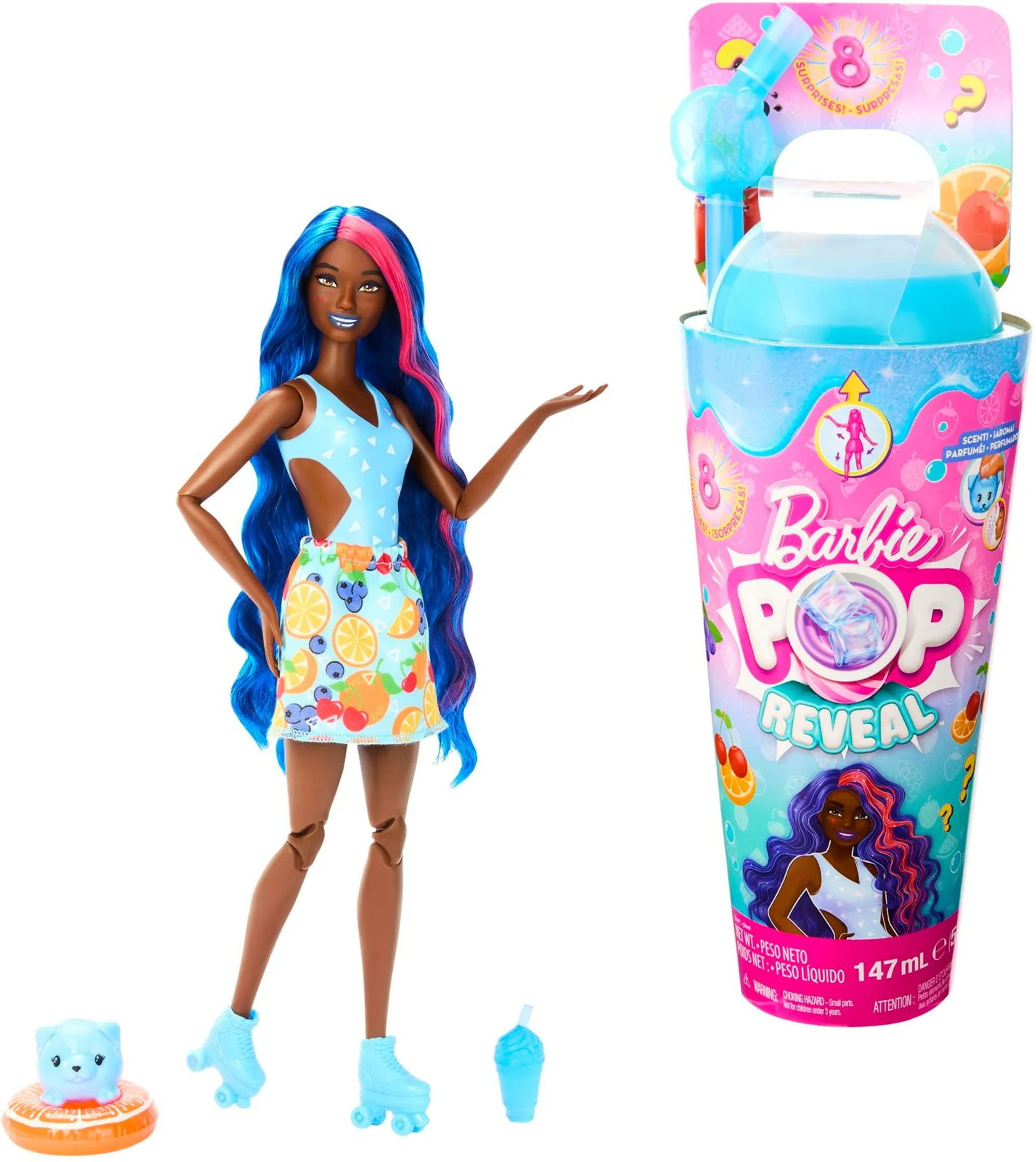 Barbie Pop Reveal Fruit Punch Doll - 1