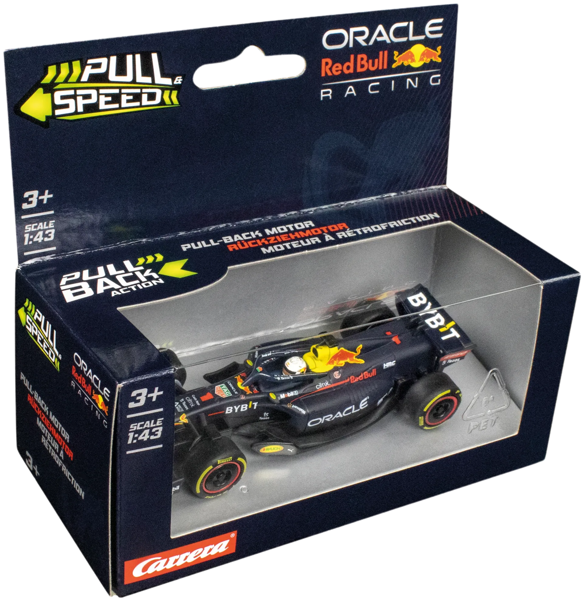 Red Bull pikkuauto Verstappen Pull&Speed Racing RB18 - 1