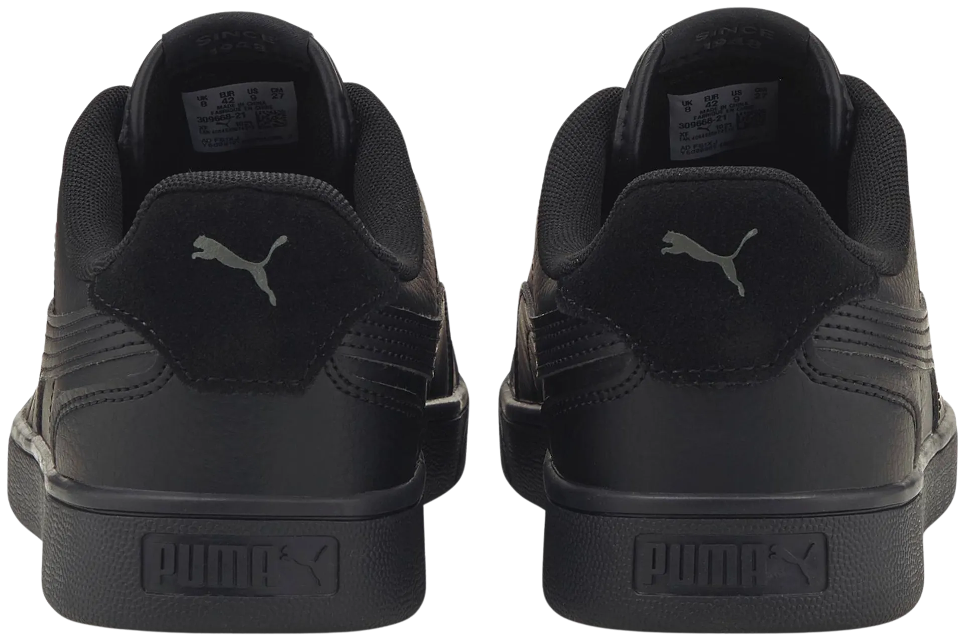 Puma naisten vapaa-ajan tennari Shuffle - Black-Dark Shadow - 2